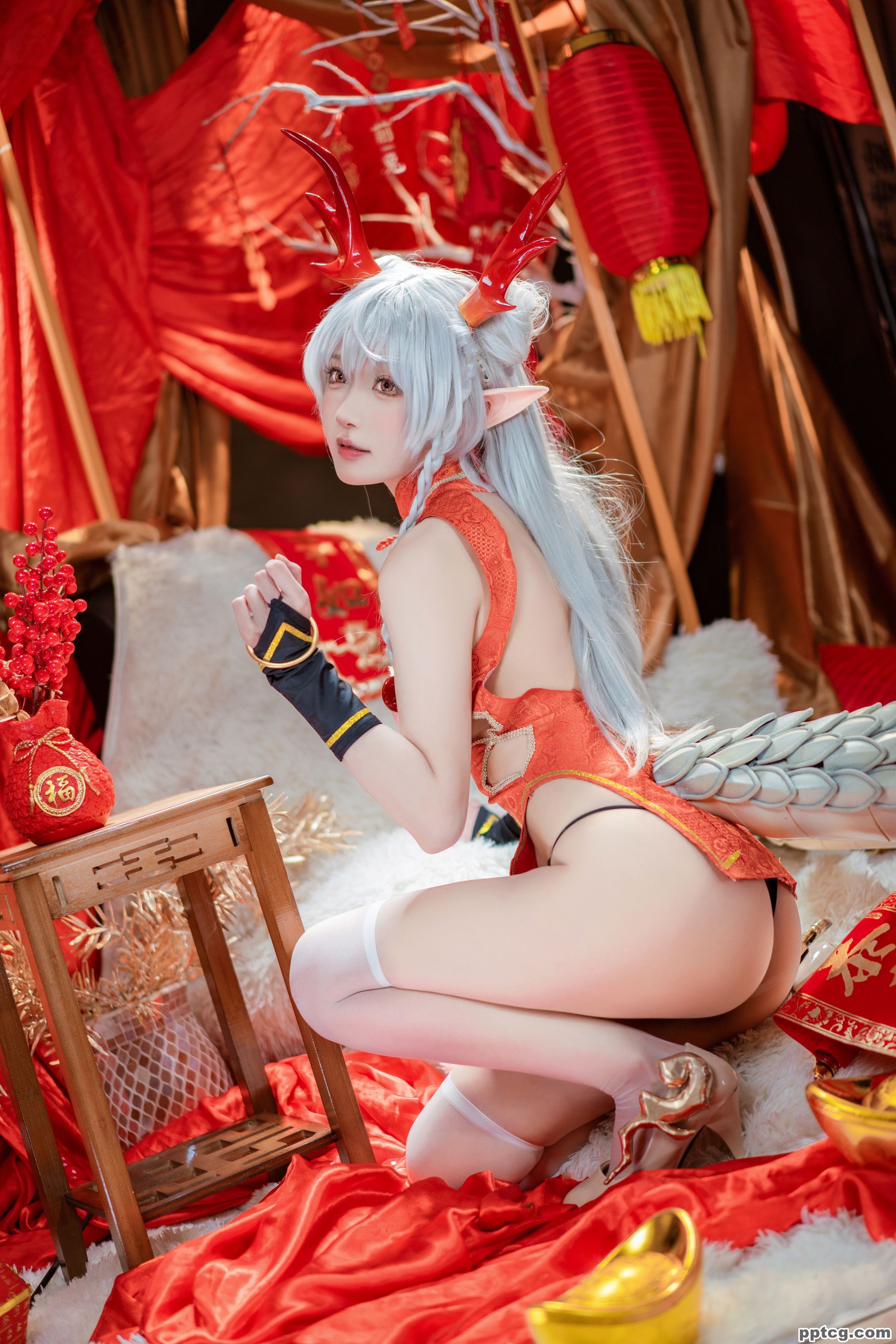 阿包也是兔娘 新春贺图 龙妹