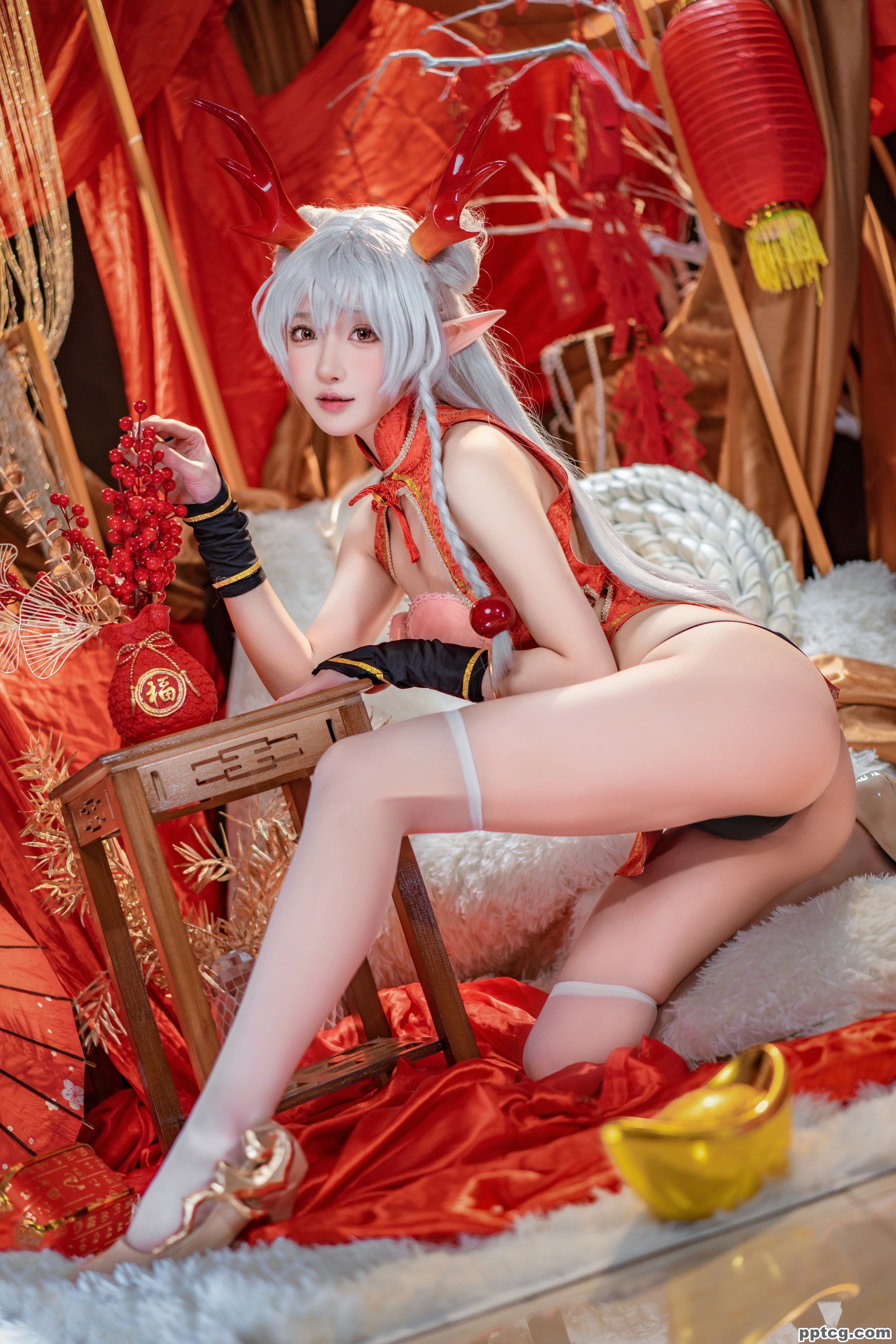 阿包也是兔娘 新春贺图 龙妹