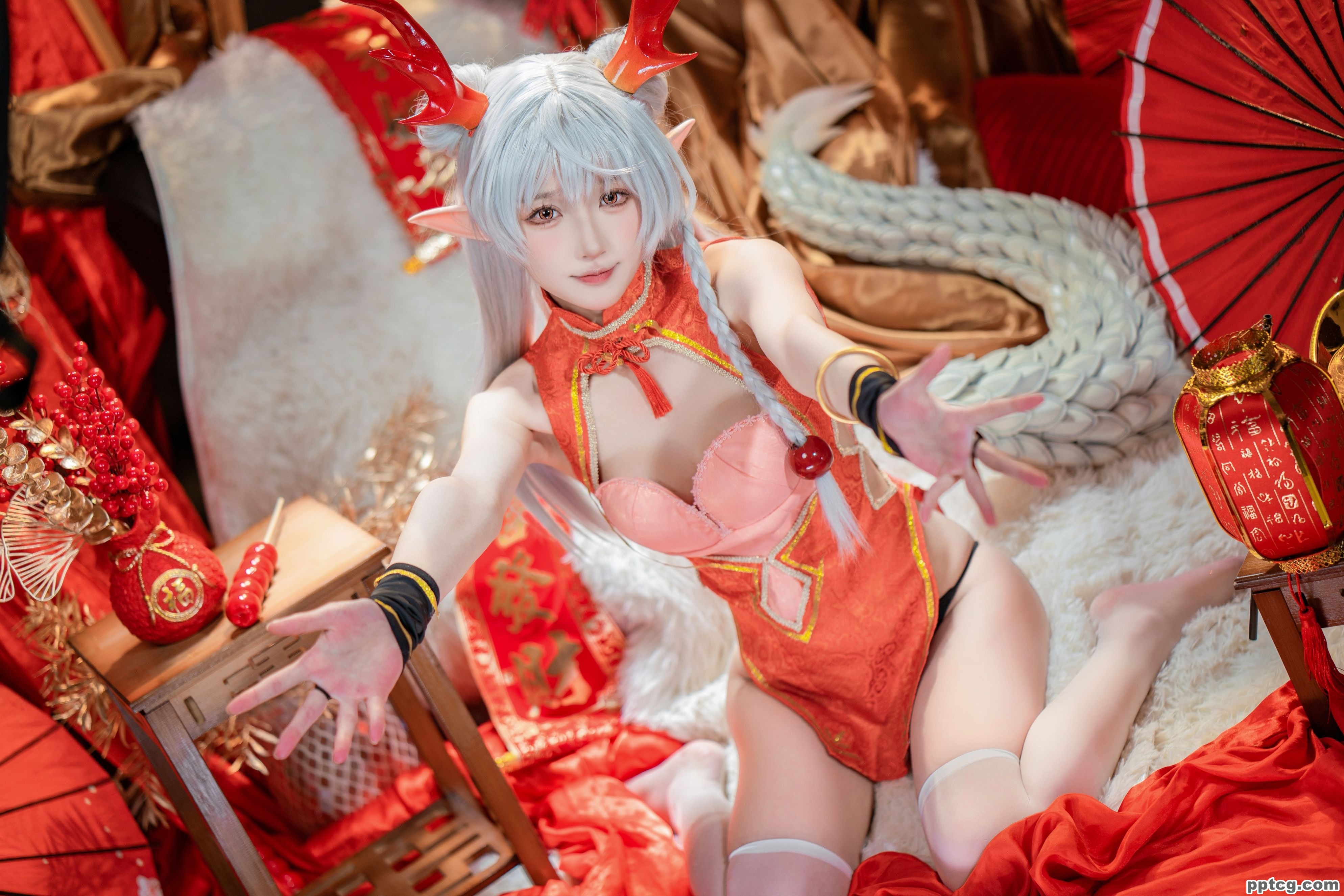 阿包也是兔娘 新春贺图 龙妹