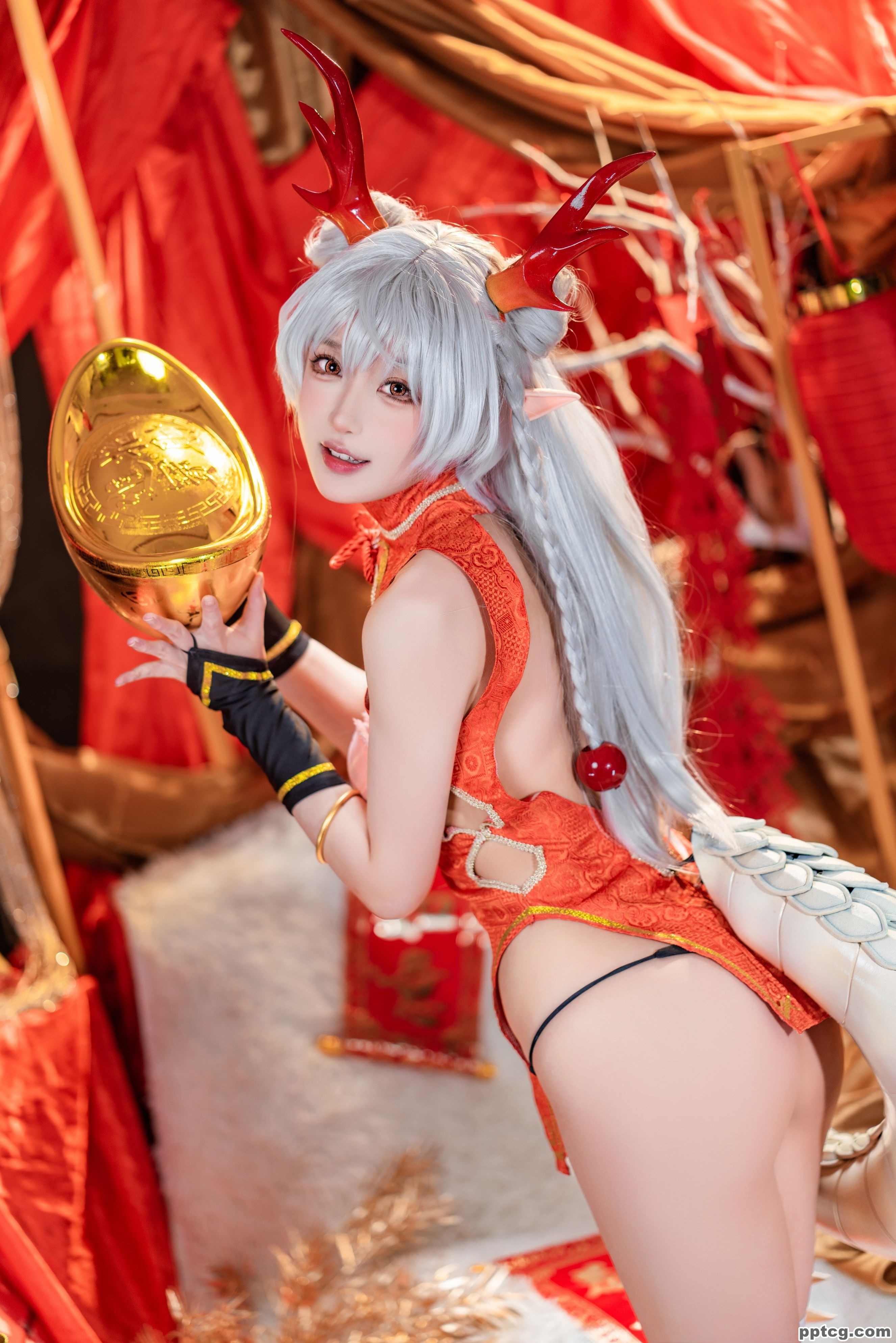 阿包也是兔娘 新春贺图 龙妹