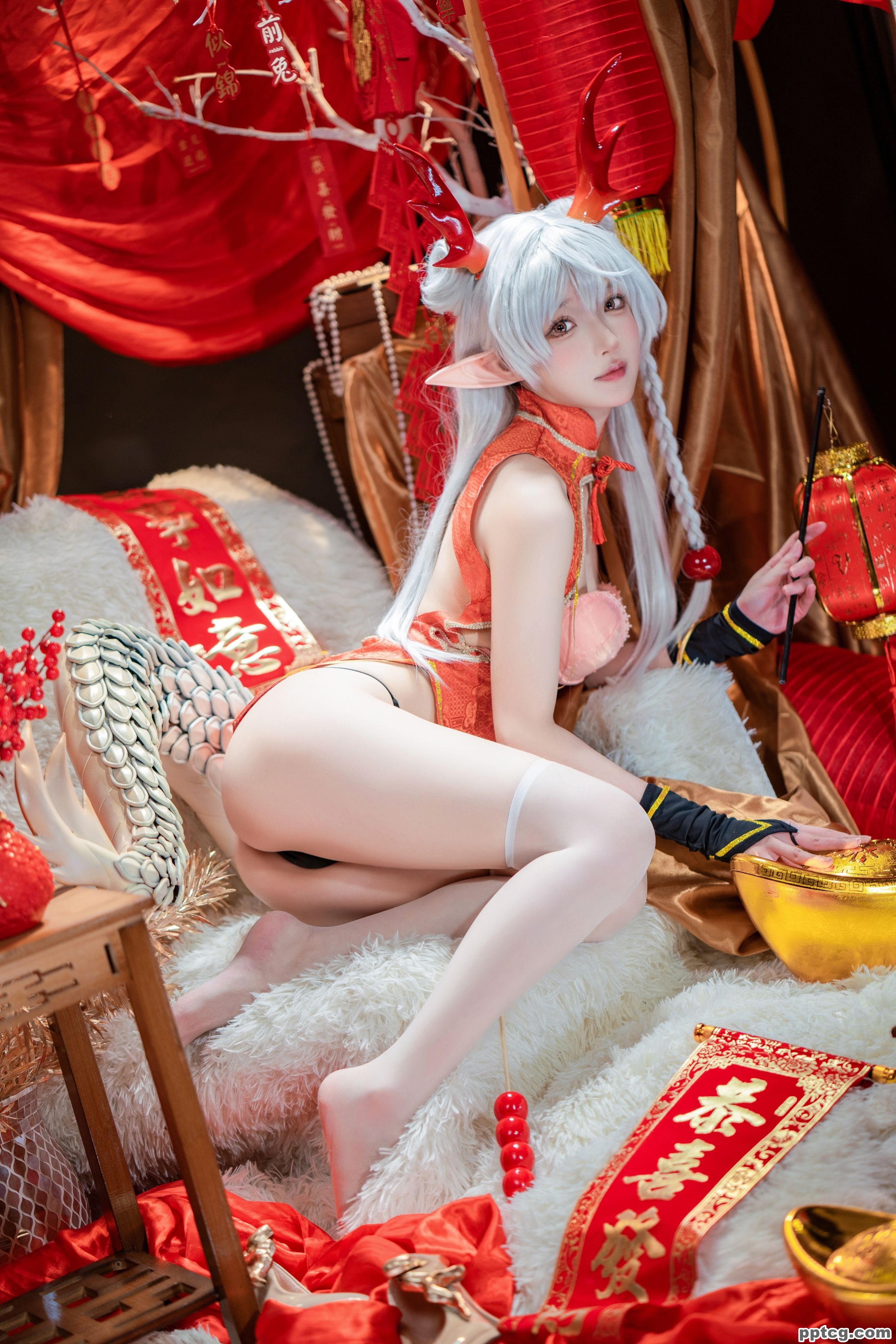 阿包也是兔娘 新春贺图 龙妹