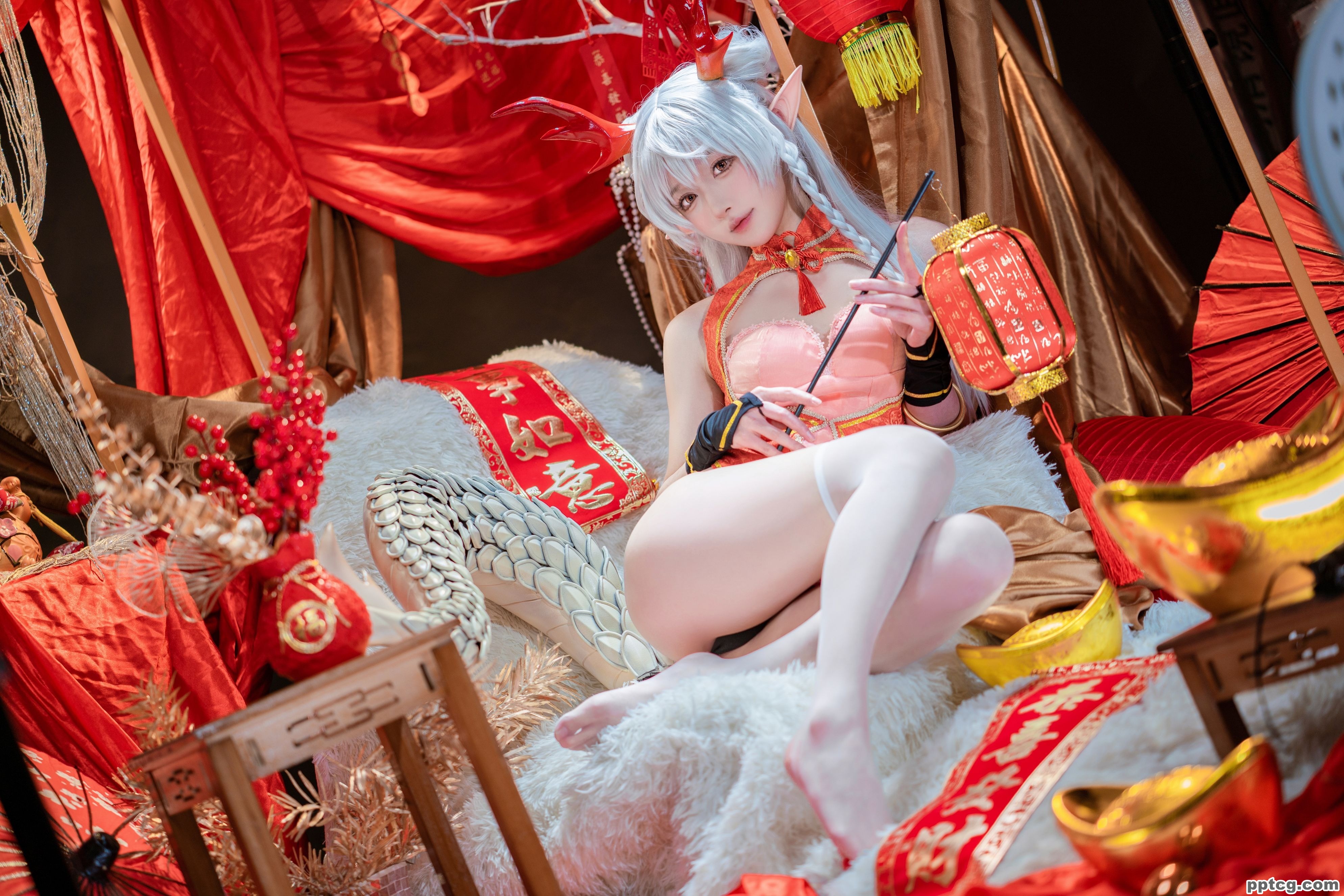 阿包也是兔娘 新春贺图 龙妹