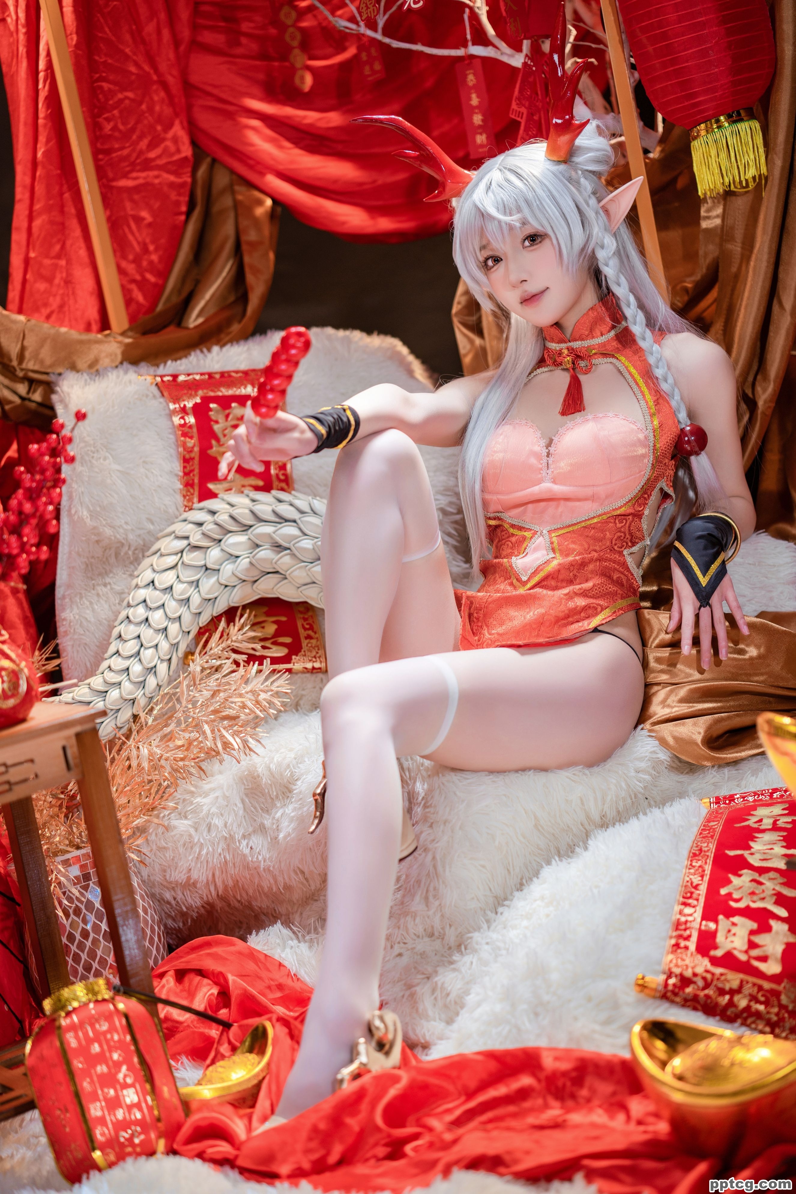 阿包也是兔娘 新春贺图 龙妹