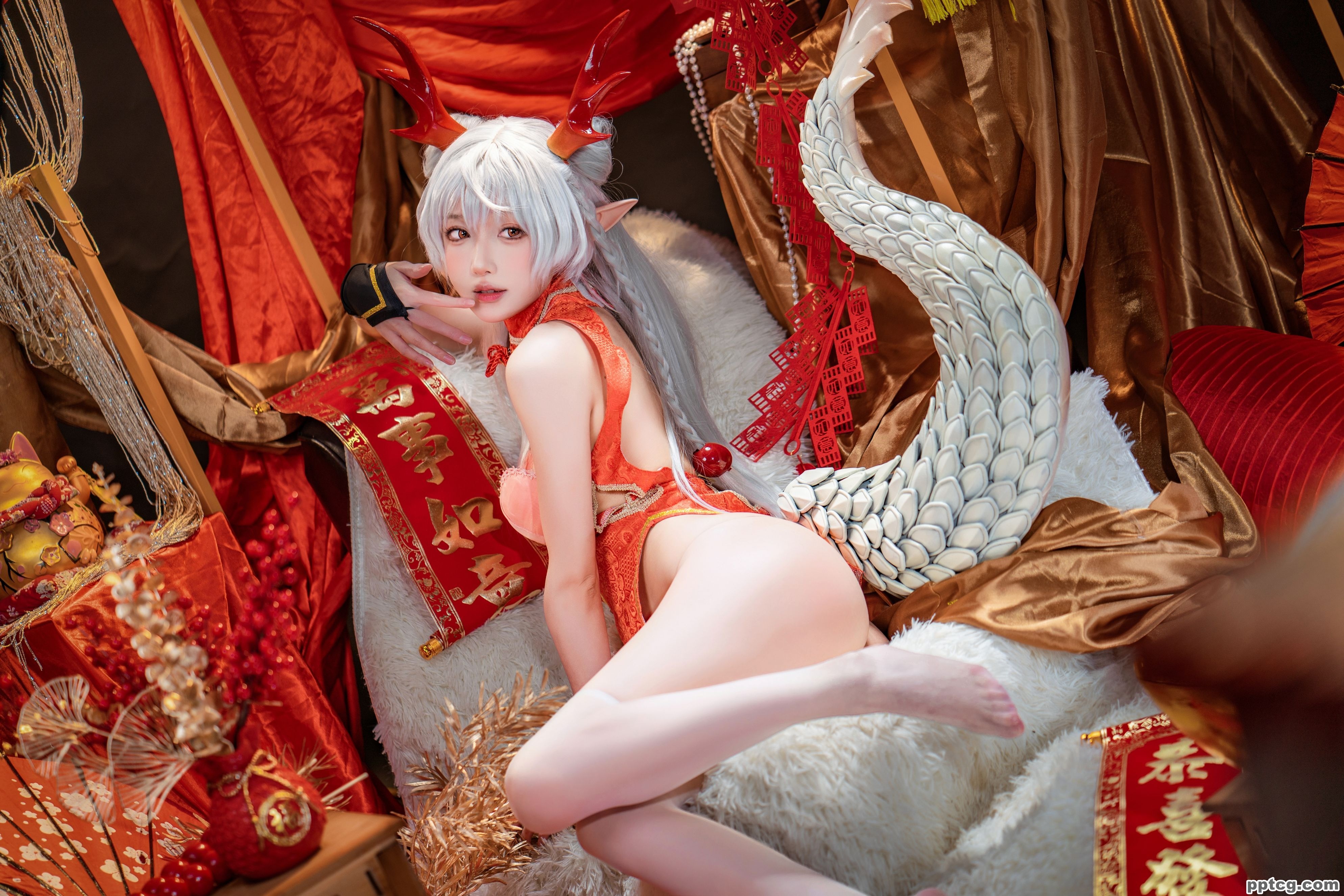 阿包也是兔娘 新春贺图 龙妹