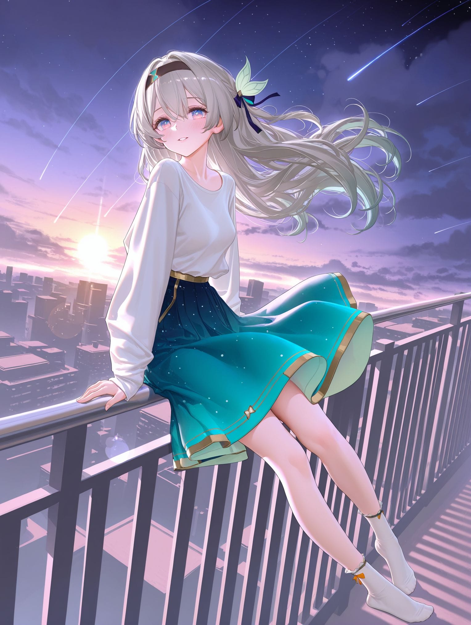 流萤壁纸。#二次元 #ai绘画 #崩铁 #崩坏星穹铁道 #流萤-皮皮兔动漫