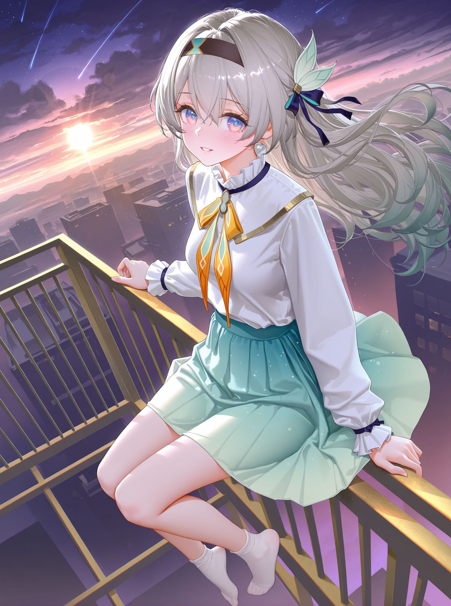 流萤壁纸。#二次元 #ai绘画 #崩铁 #崩坏星穹铁道 #流萤