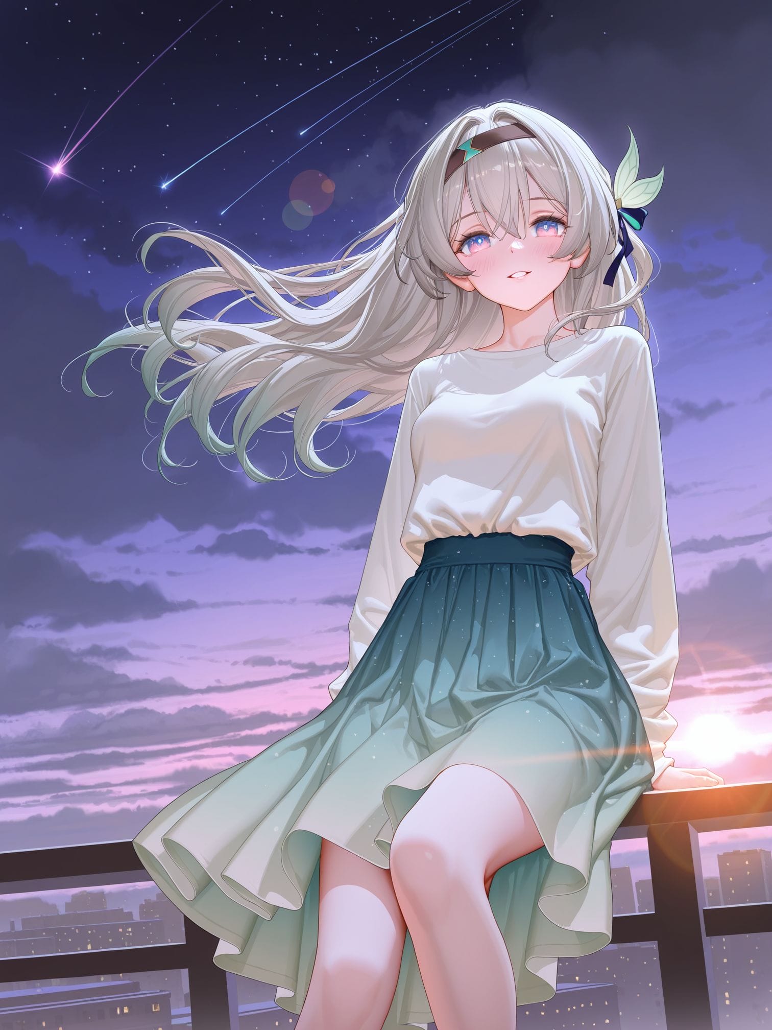 流萤壁纸。#二次元 #ai绘画 #崩铁 #崩坏星穹铁道 #流萤