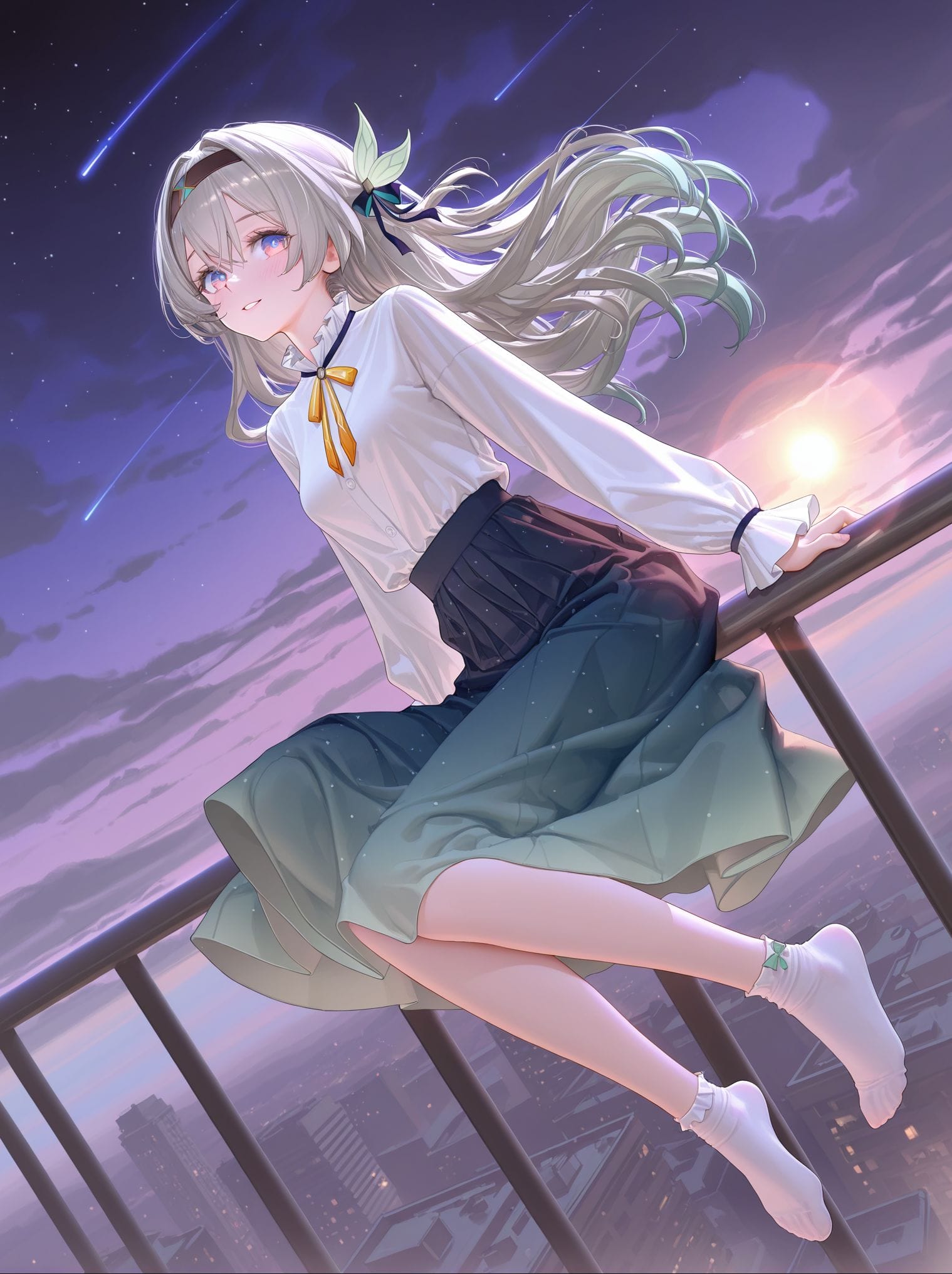 流萤壁纸。#二次元 #ai绘画 #崩铁 #崩坏星穹铁道 #流萤