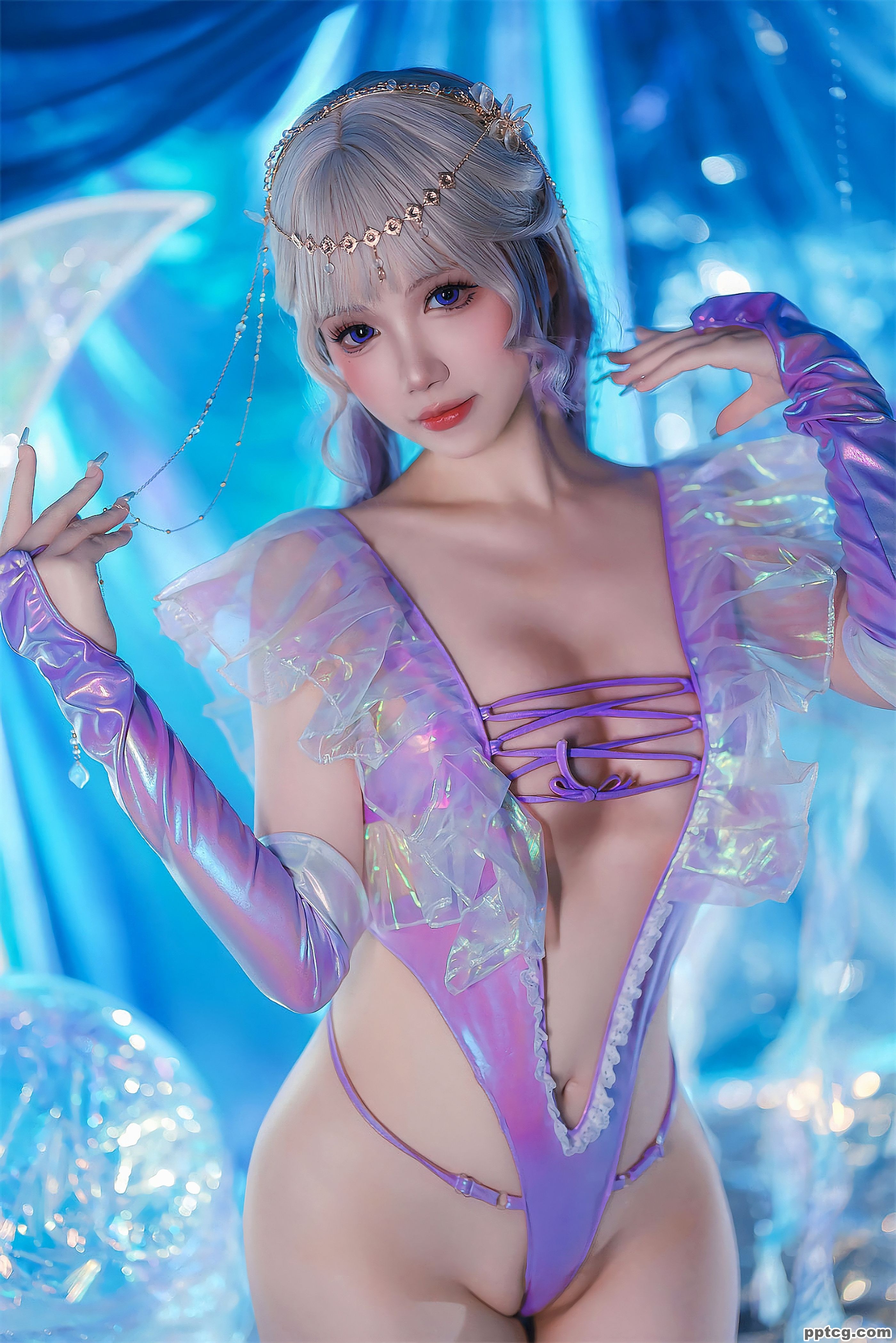雪晴Astra 镭射泳衣