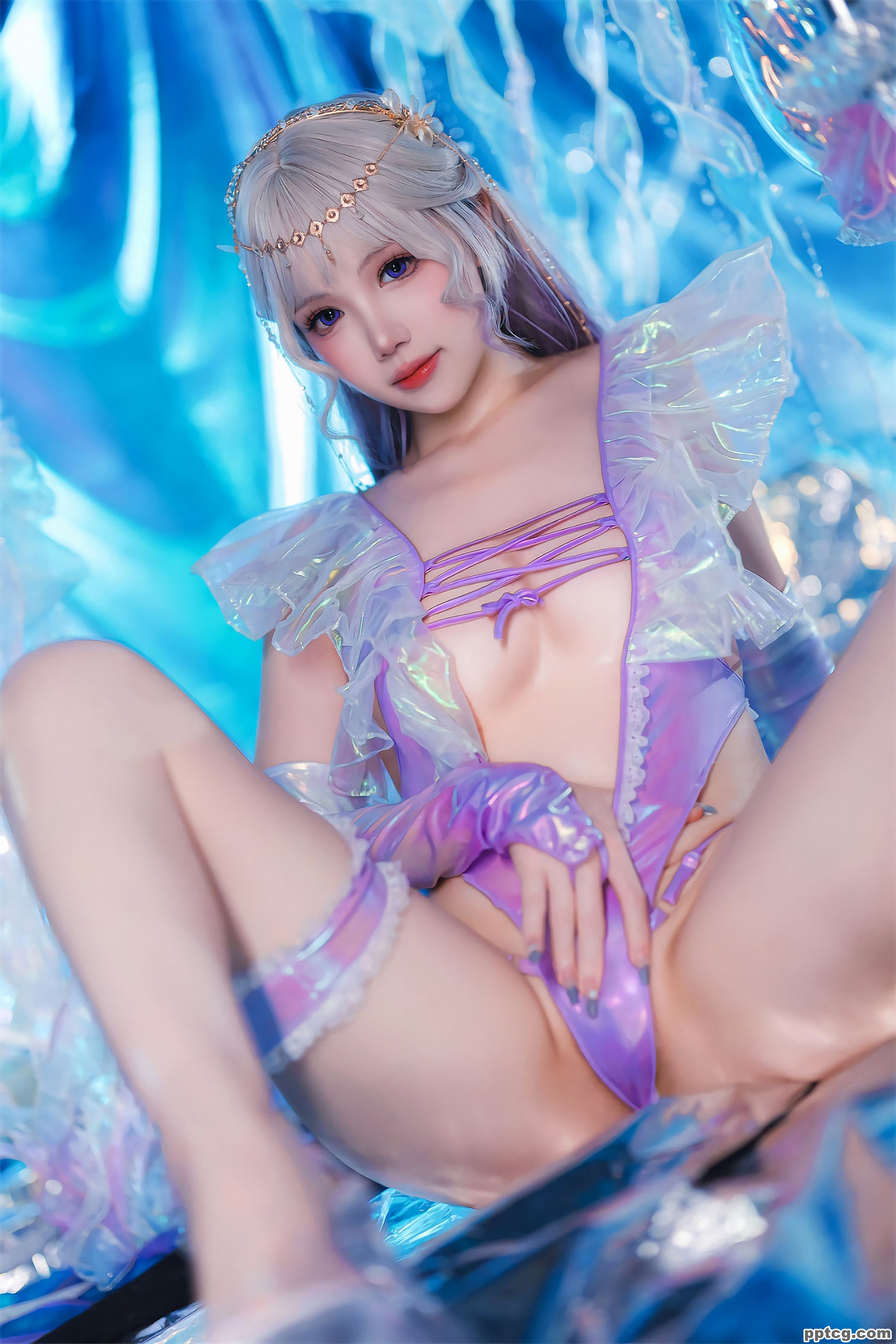 雪晴Astra 镭射泳衣