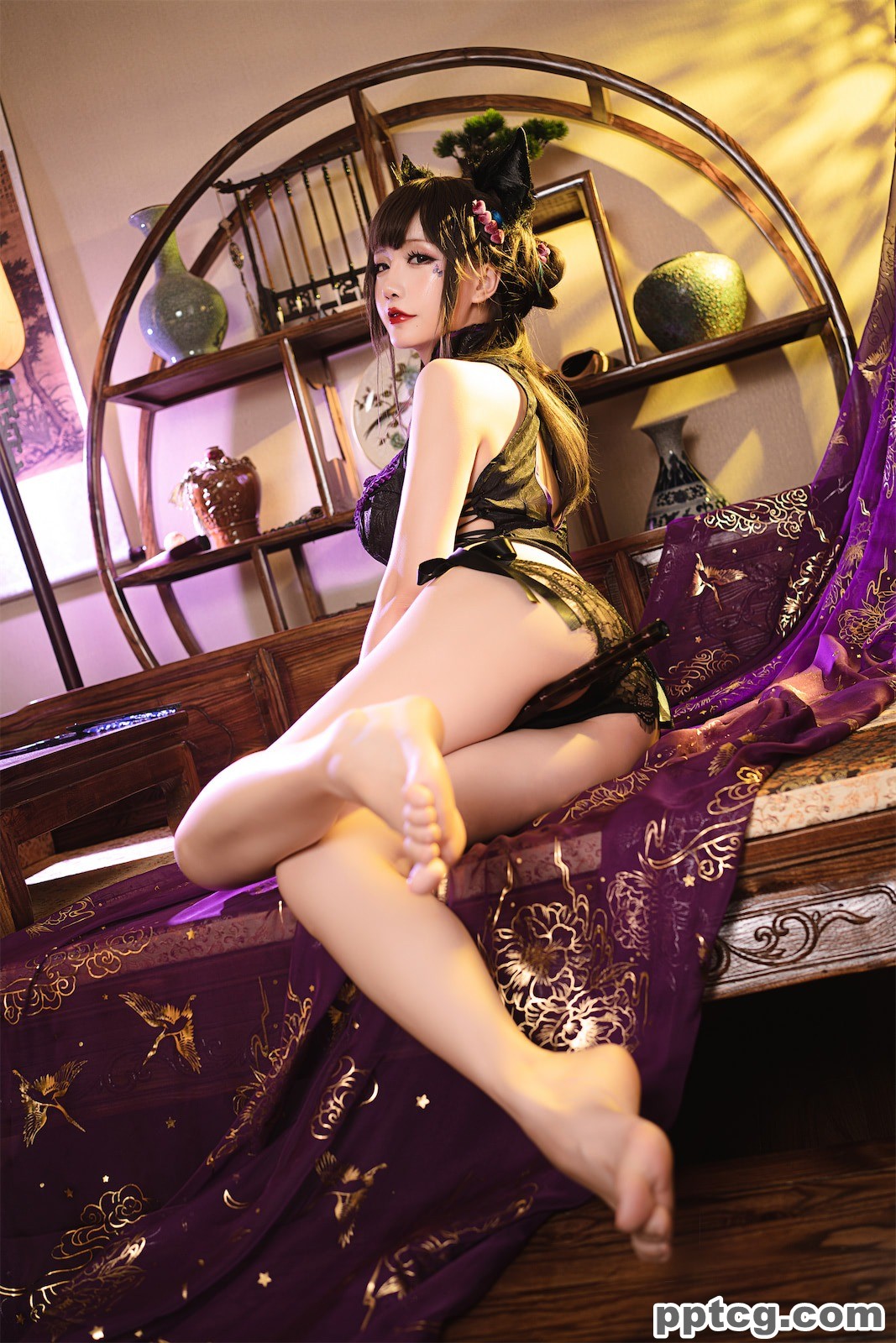 星之迟迟  蝴蝶旗袍