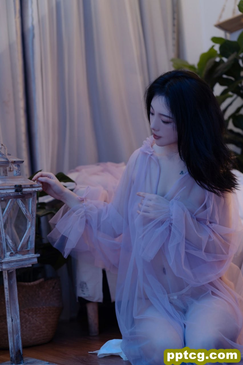桃良阿宅   紫纱裙