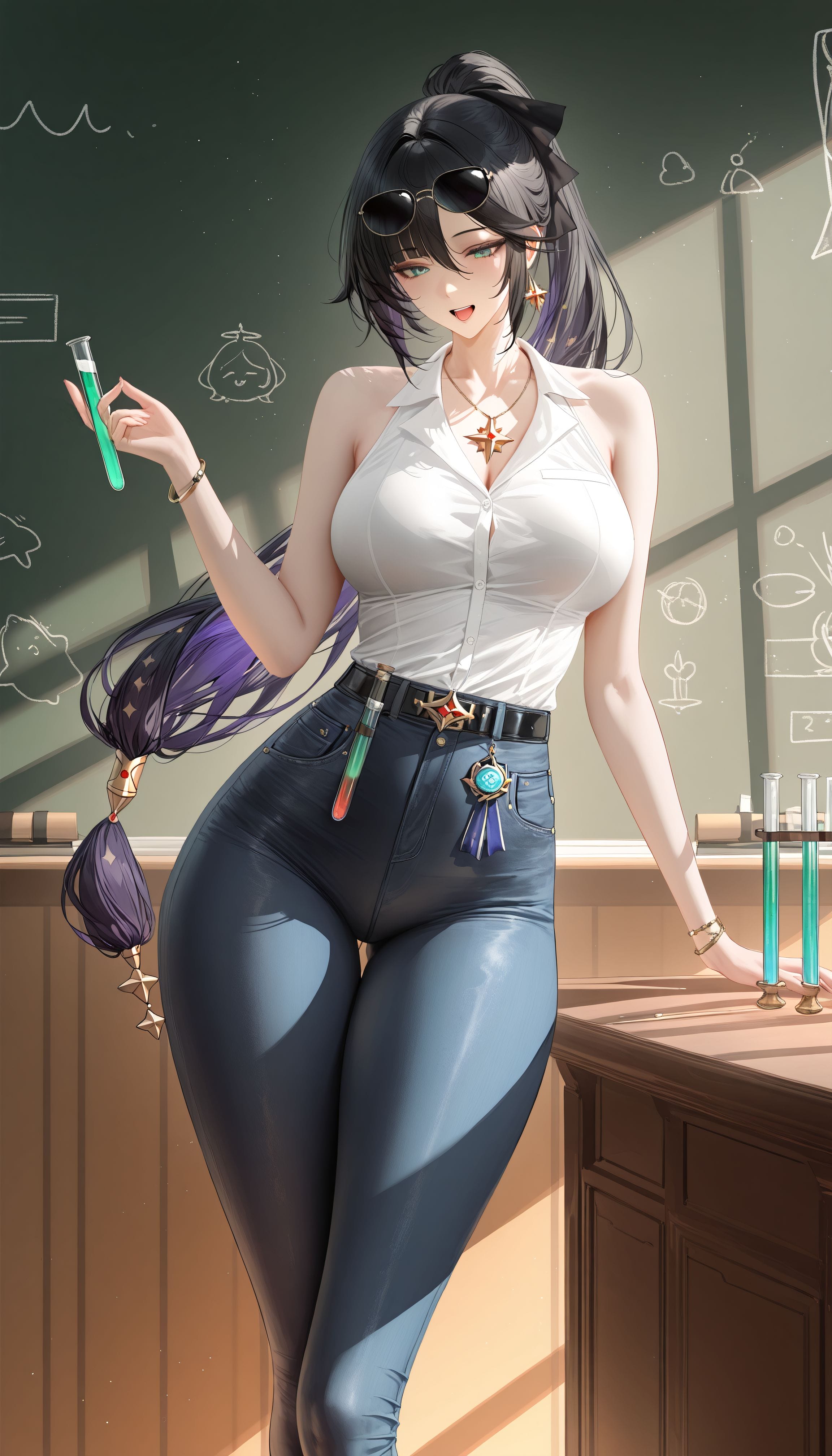 #二次元 #原神 #莫娜 #壁纸-皮皮兔动漫