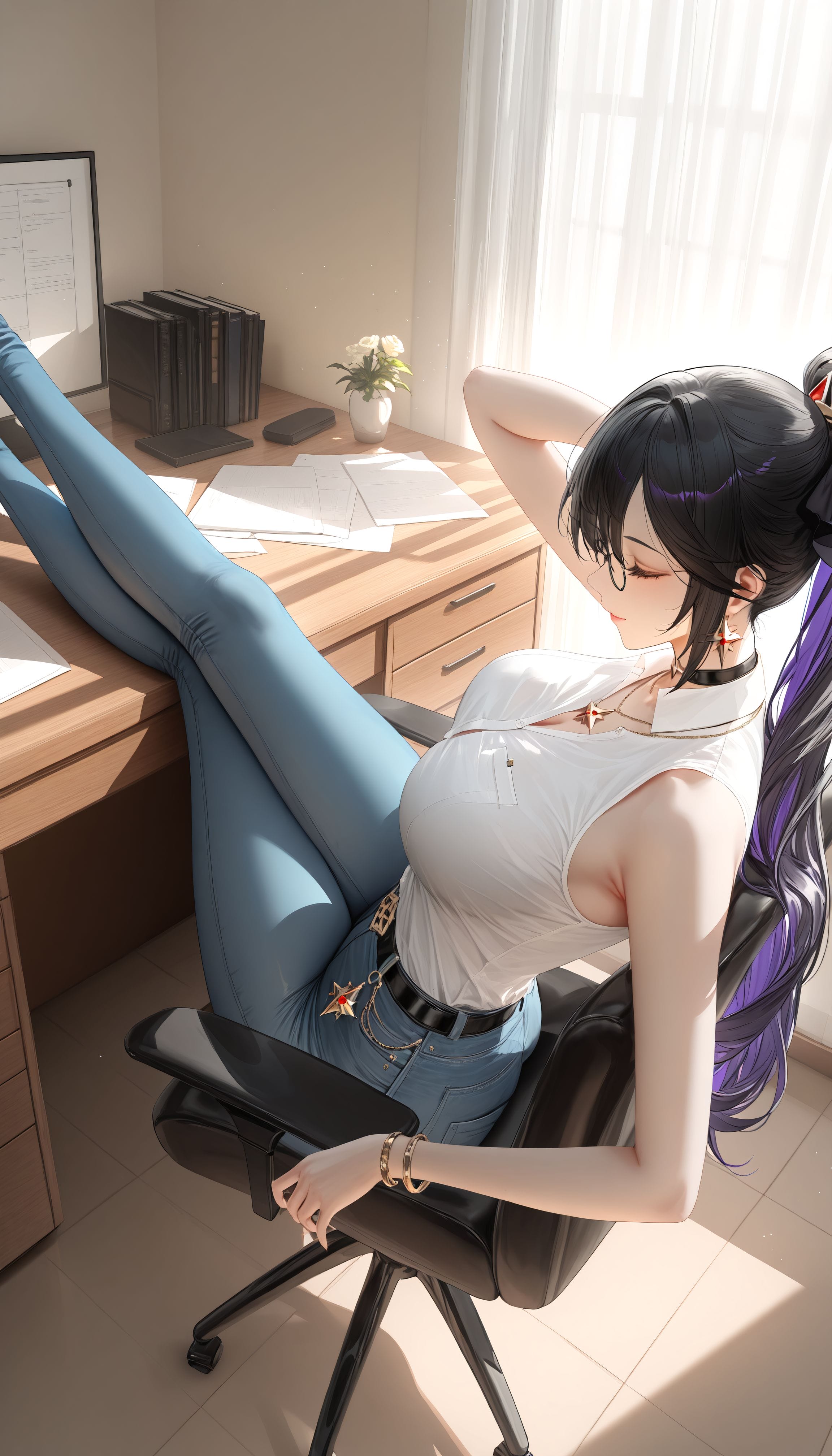 #二次元 #原神 #莫娜 #壁纸