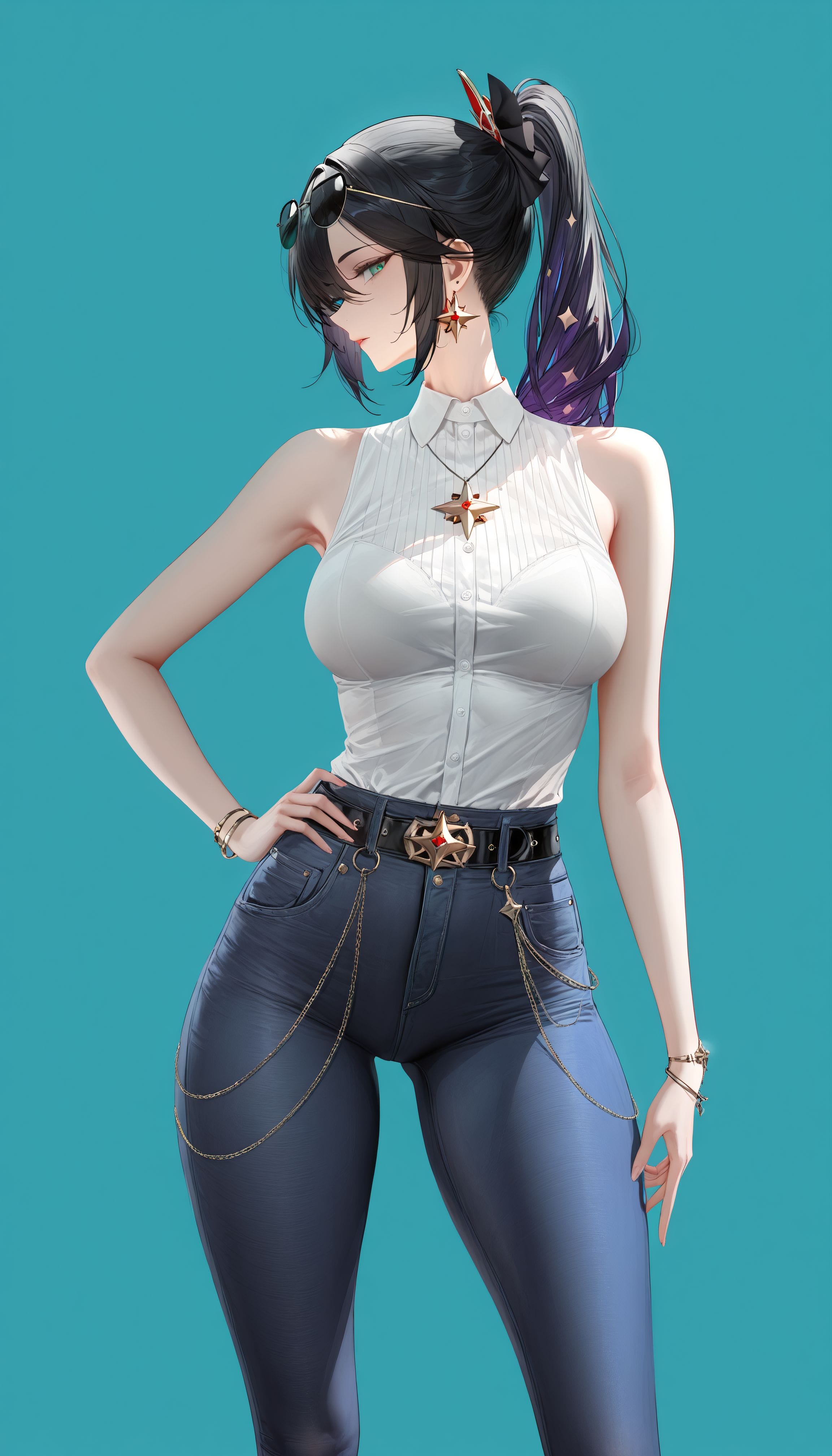 #二次元 #原神 #莫娜 #壁纸