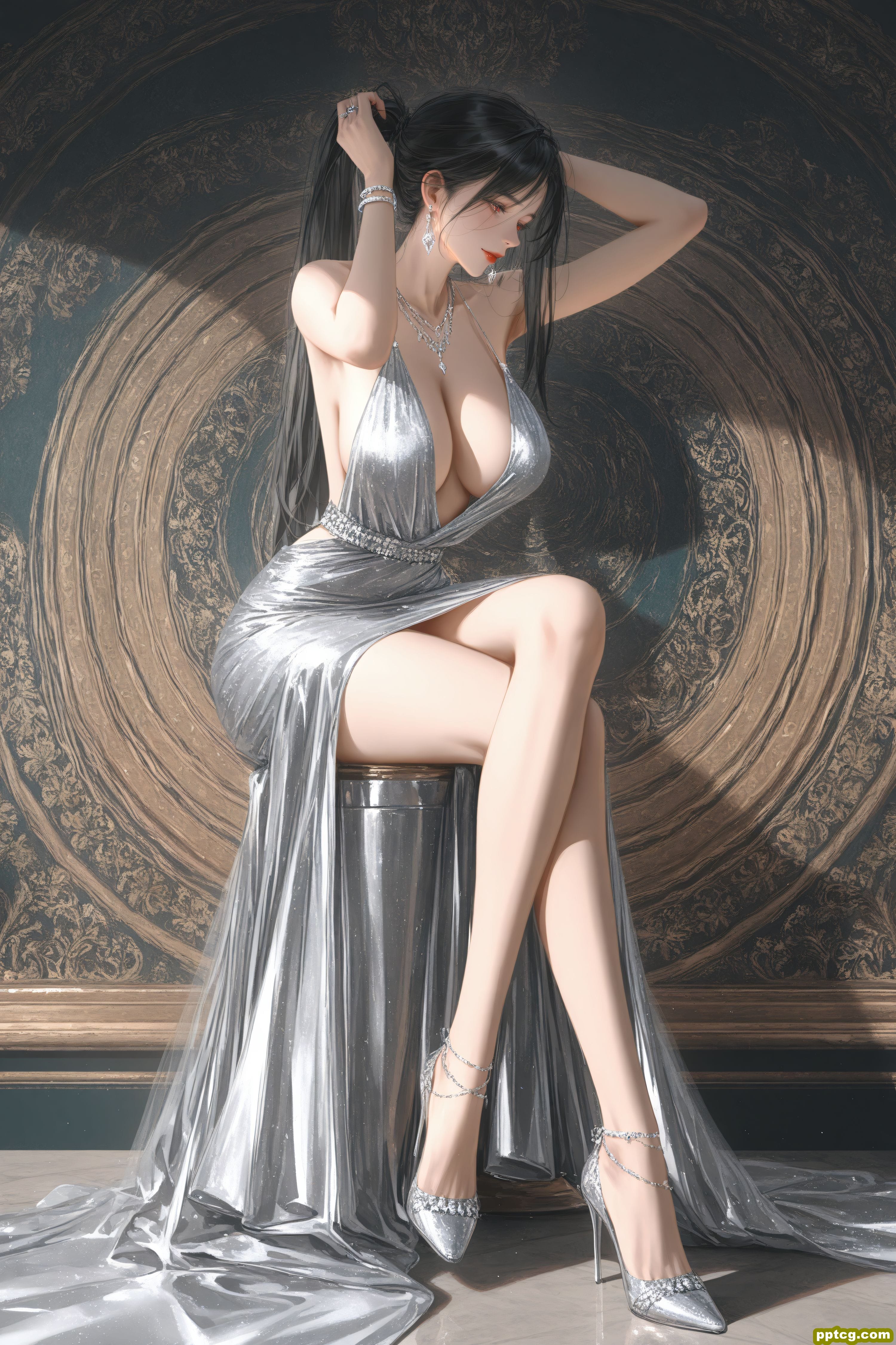 蒂法 游戏人物 二次元  动漫美图  御姐-皮皮兔动漫