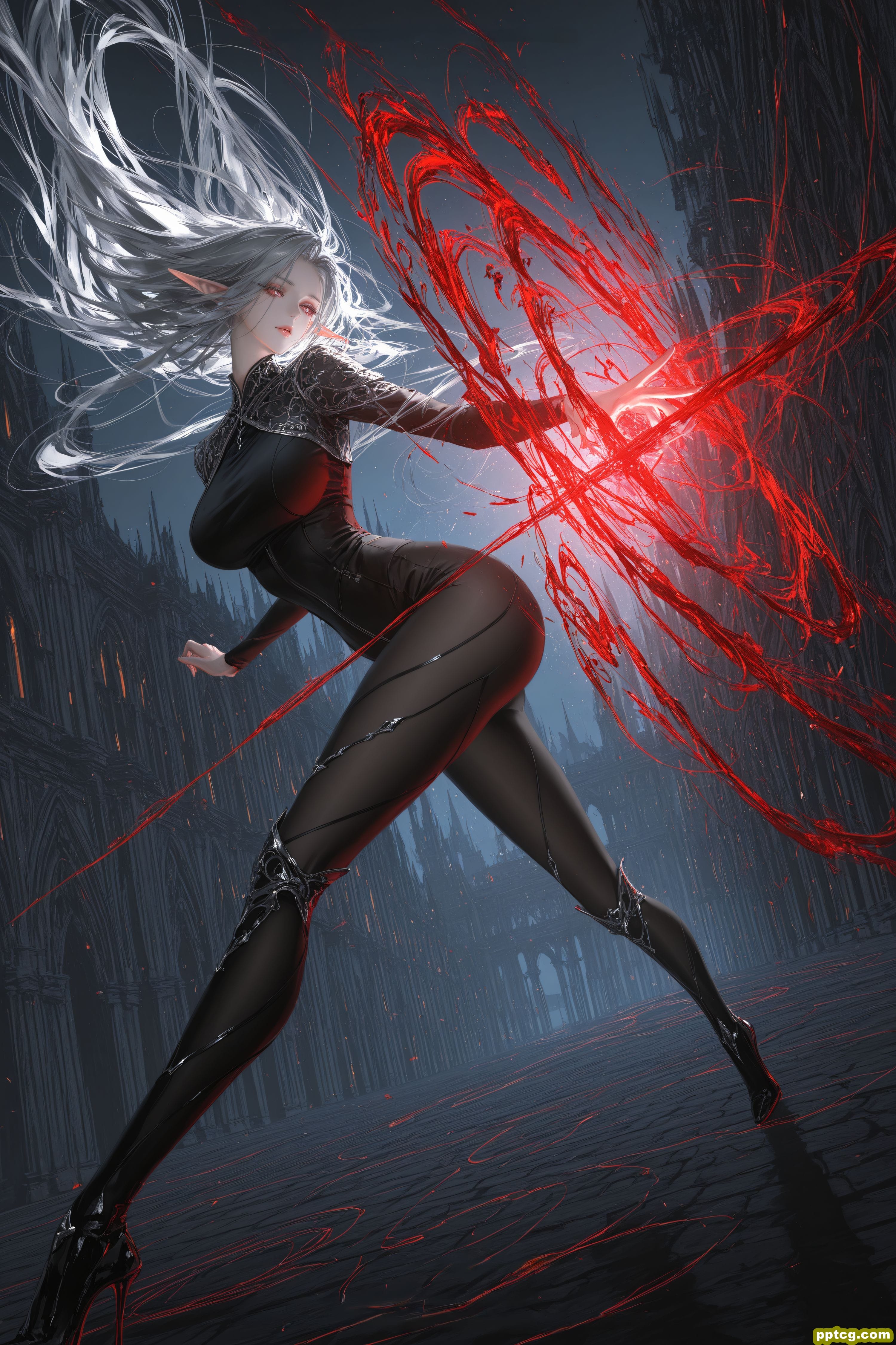 女巫。二次元 动漫壁纸