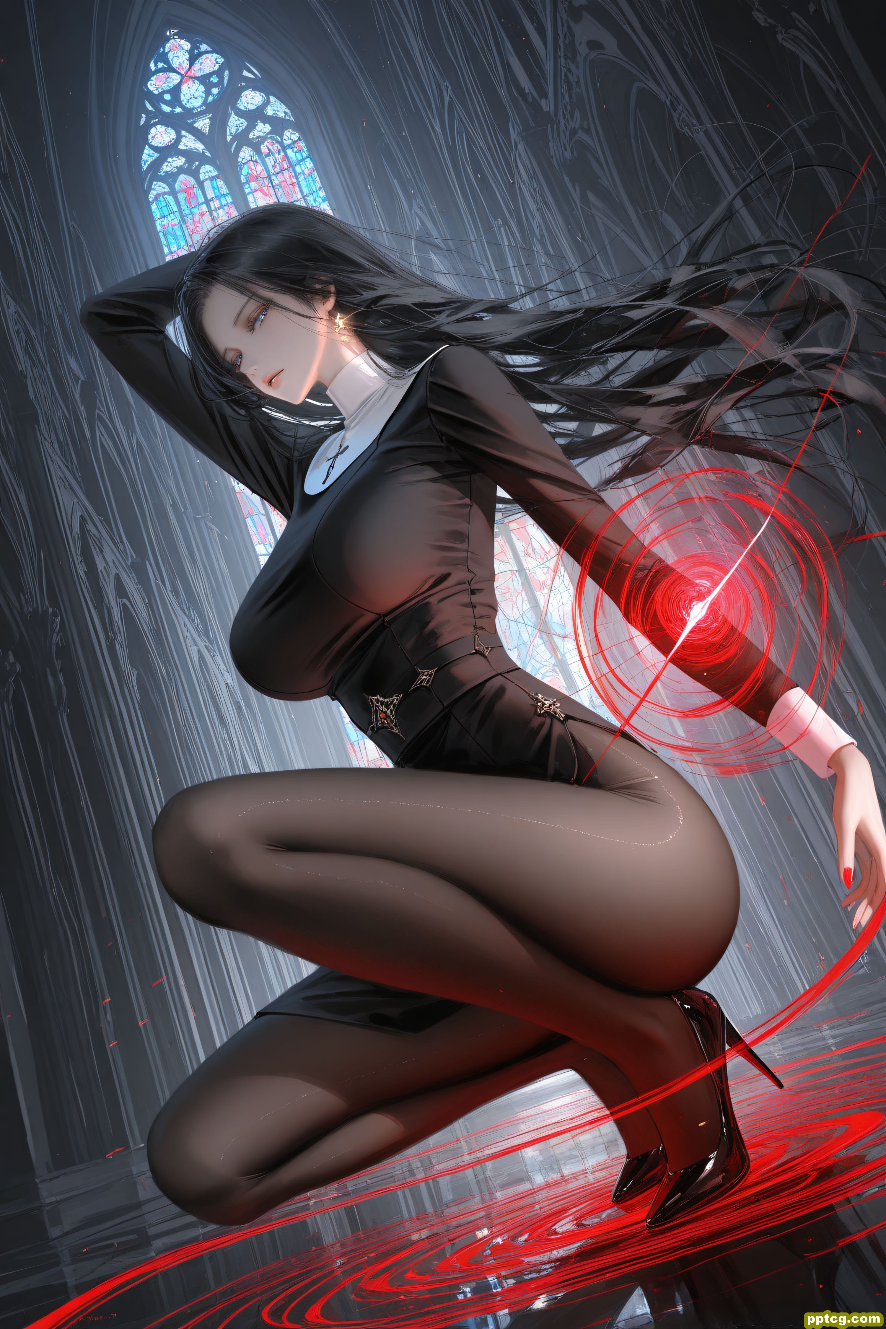 修女 二次元 动漫美图 御姐-皮皮兔动漫