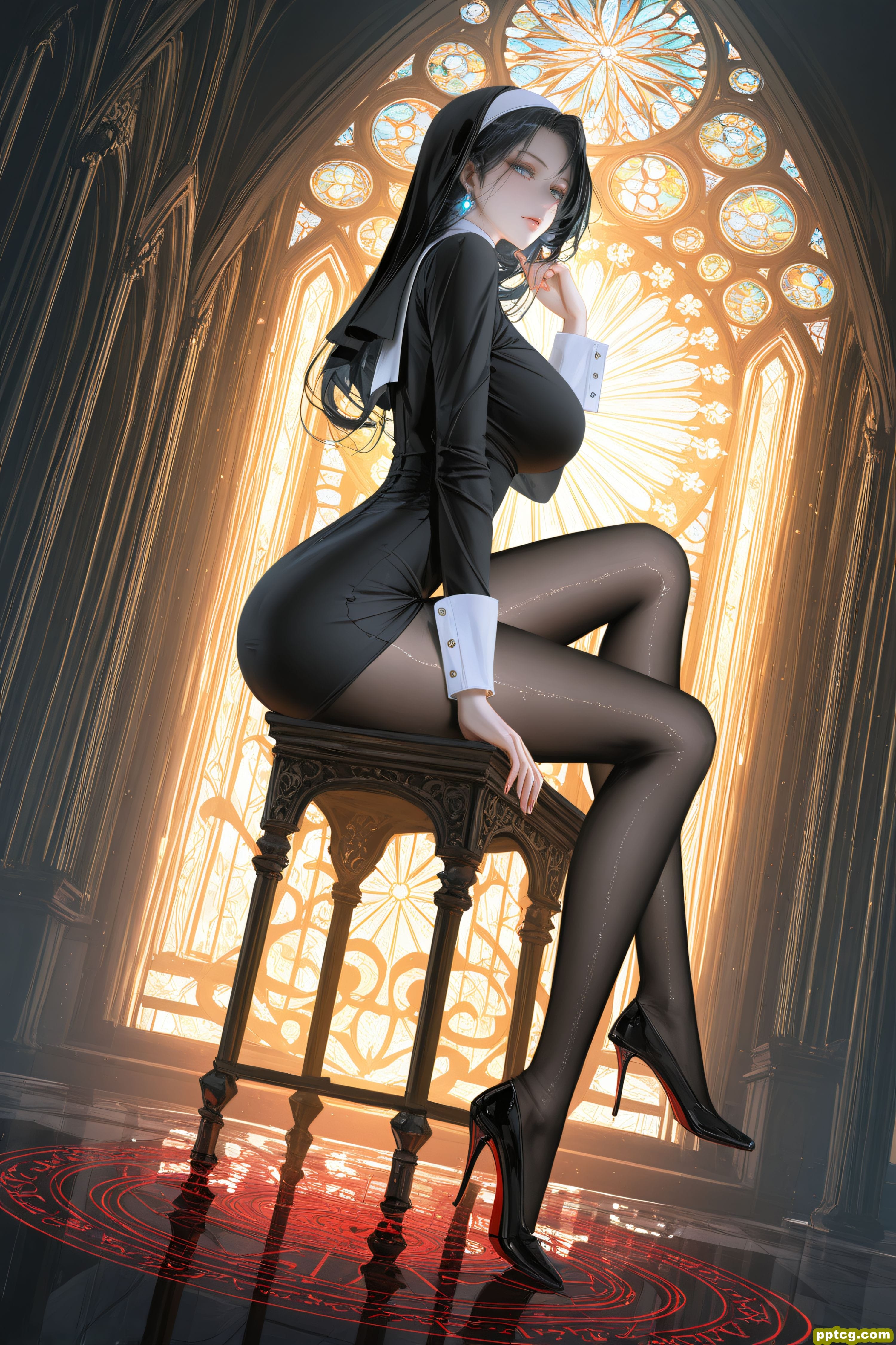 修女 二次元 动漫美图 御姐