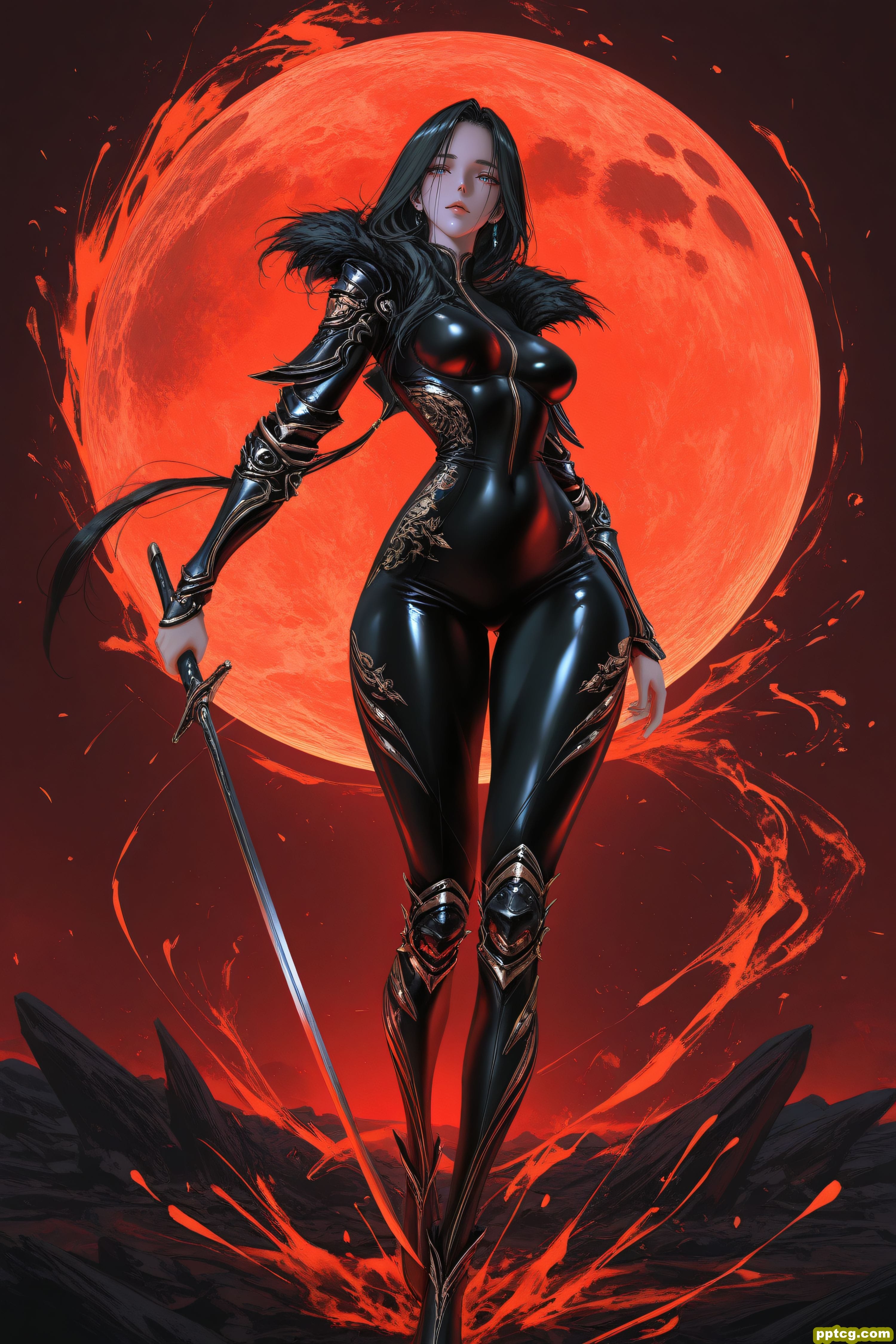 秦义绝 剑灵。游戏人物 二次元 手机壁纸 有记得她的吗？