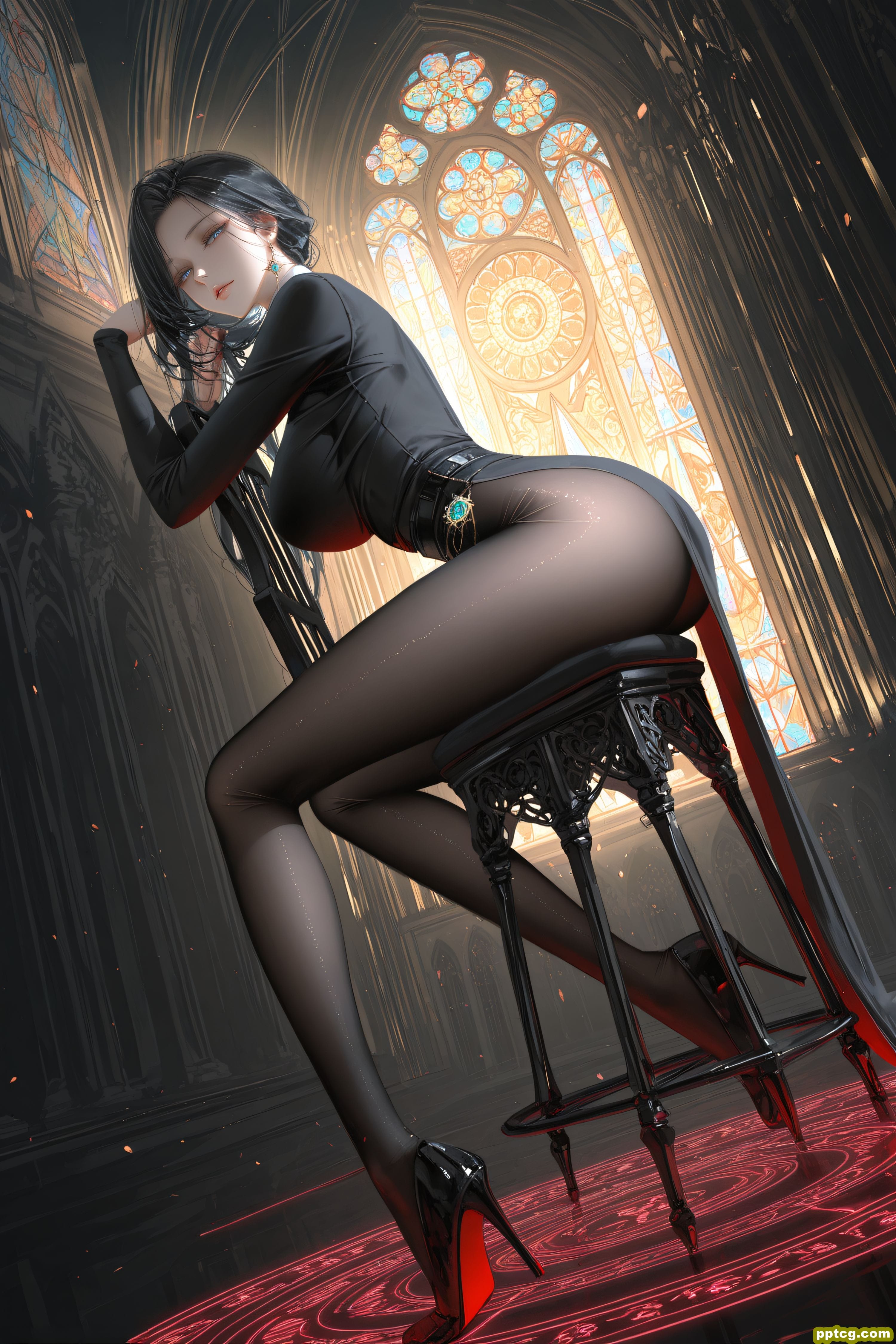 修女 #二次元 #手机壁纸 #色彩美学