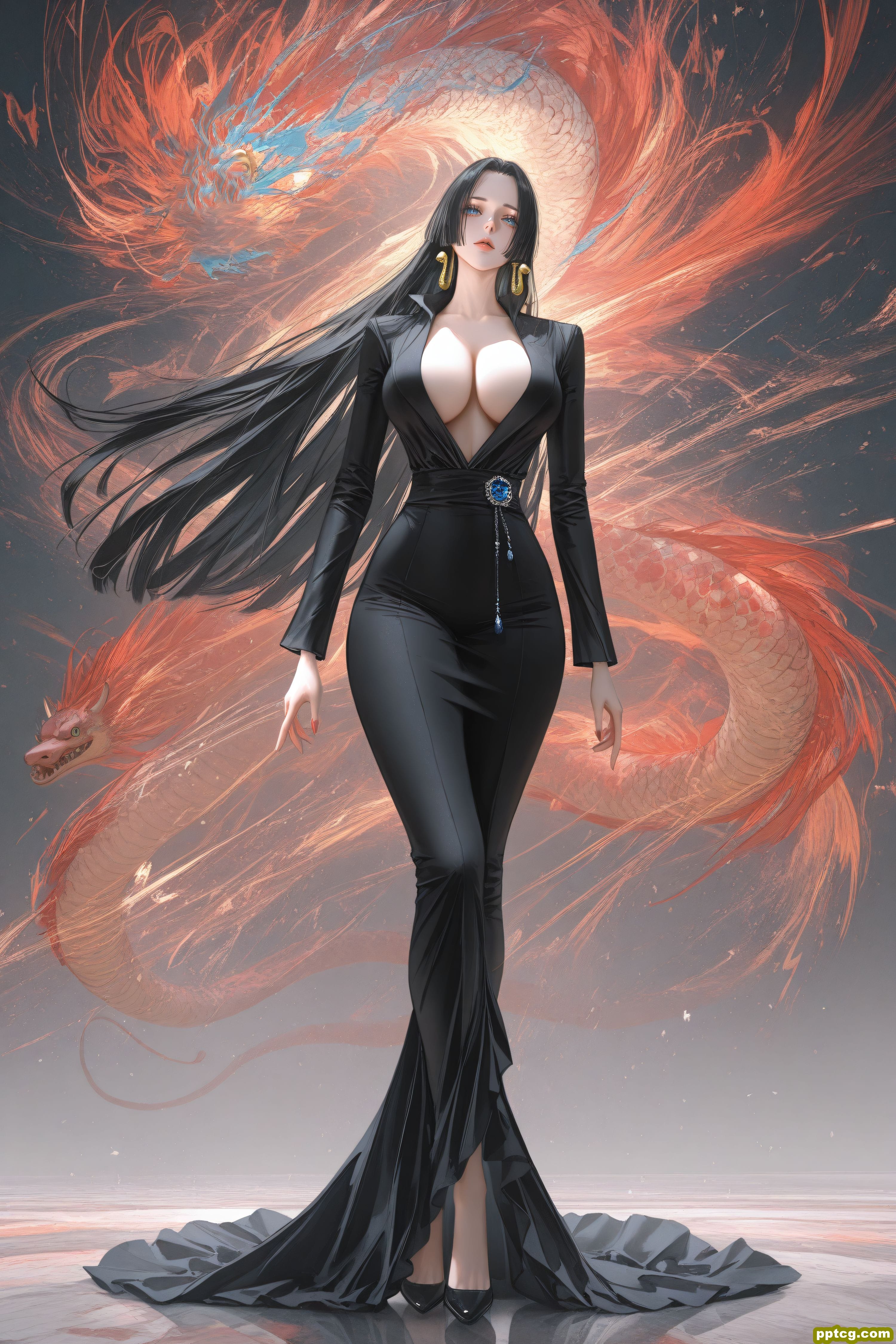 女帝 #二次元 #手机壁纸 #艺术壁纸-皮皮兔动漫