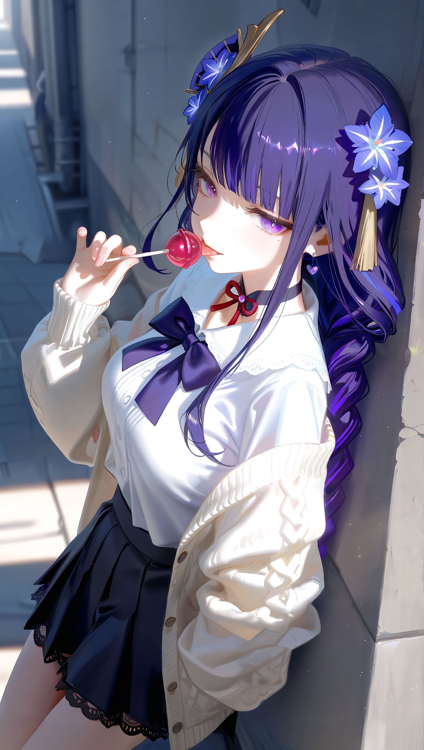 被小太妹堵小巷里了？可她好像就一个人 原神 雷电将军 神里绫华 芙宁娜 胡桃-皮皮兔动漫