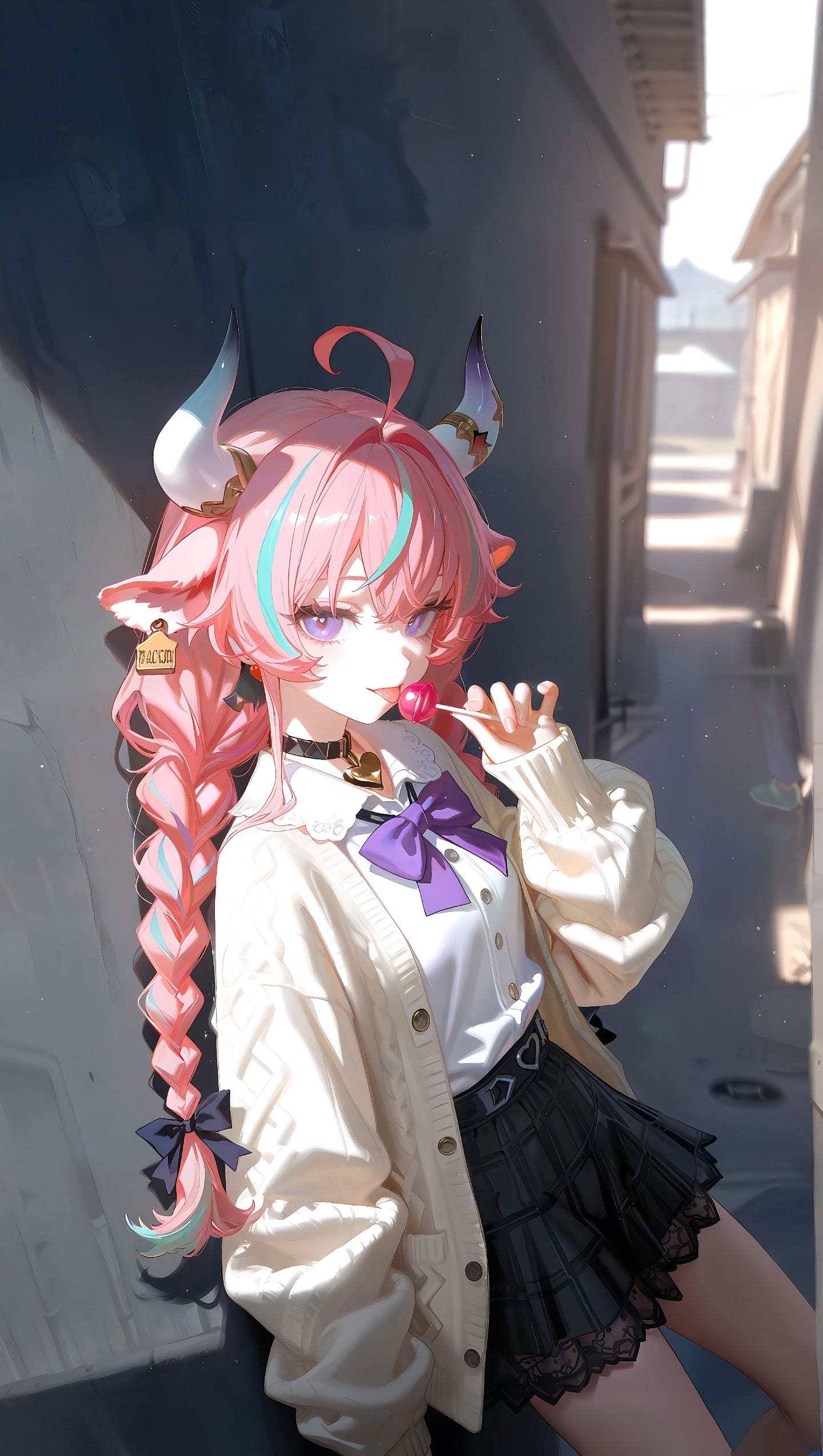 被小太妹堵小巷里了？可她好像就一个人 原神 雷电将军 神里绫华 芙宁娜 胡桃