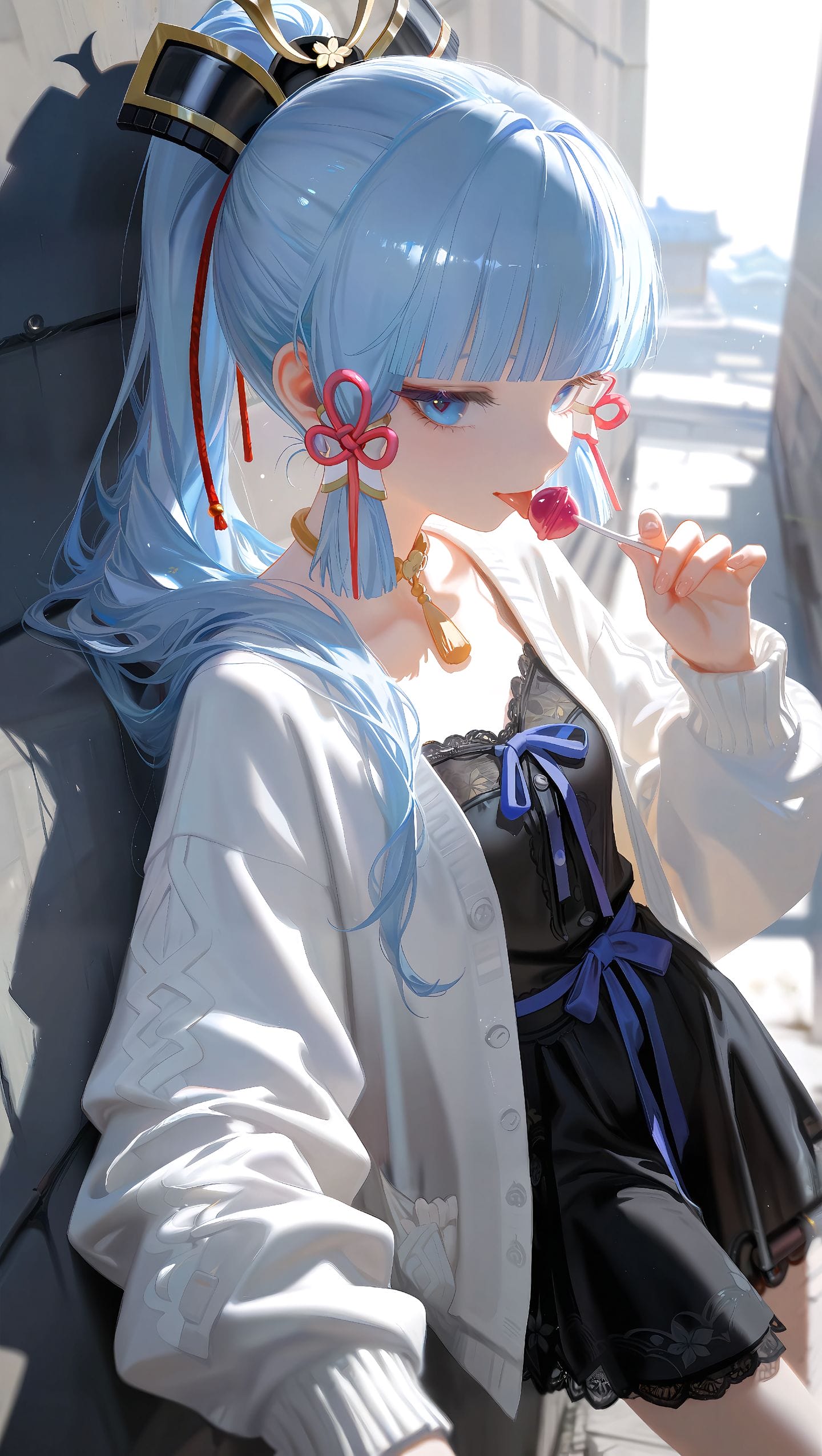 被小太妹堵小巷里了？可她好像就一个人 原神 雷电将军 神里绫华 芙宁娜 胡桃