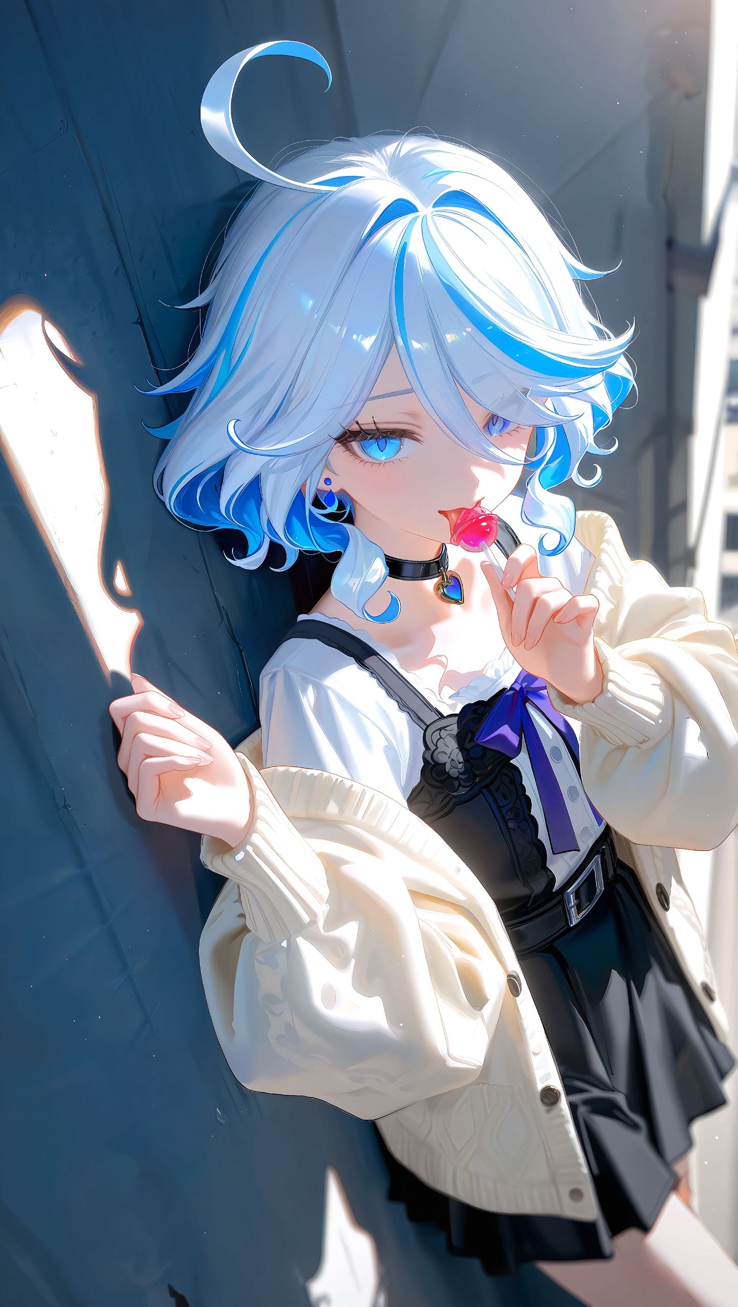 被小太妹堵小巷里了？可她好像就一个人 原神 雷电将军 神里绫华 芙宁娜 胡桃