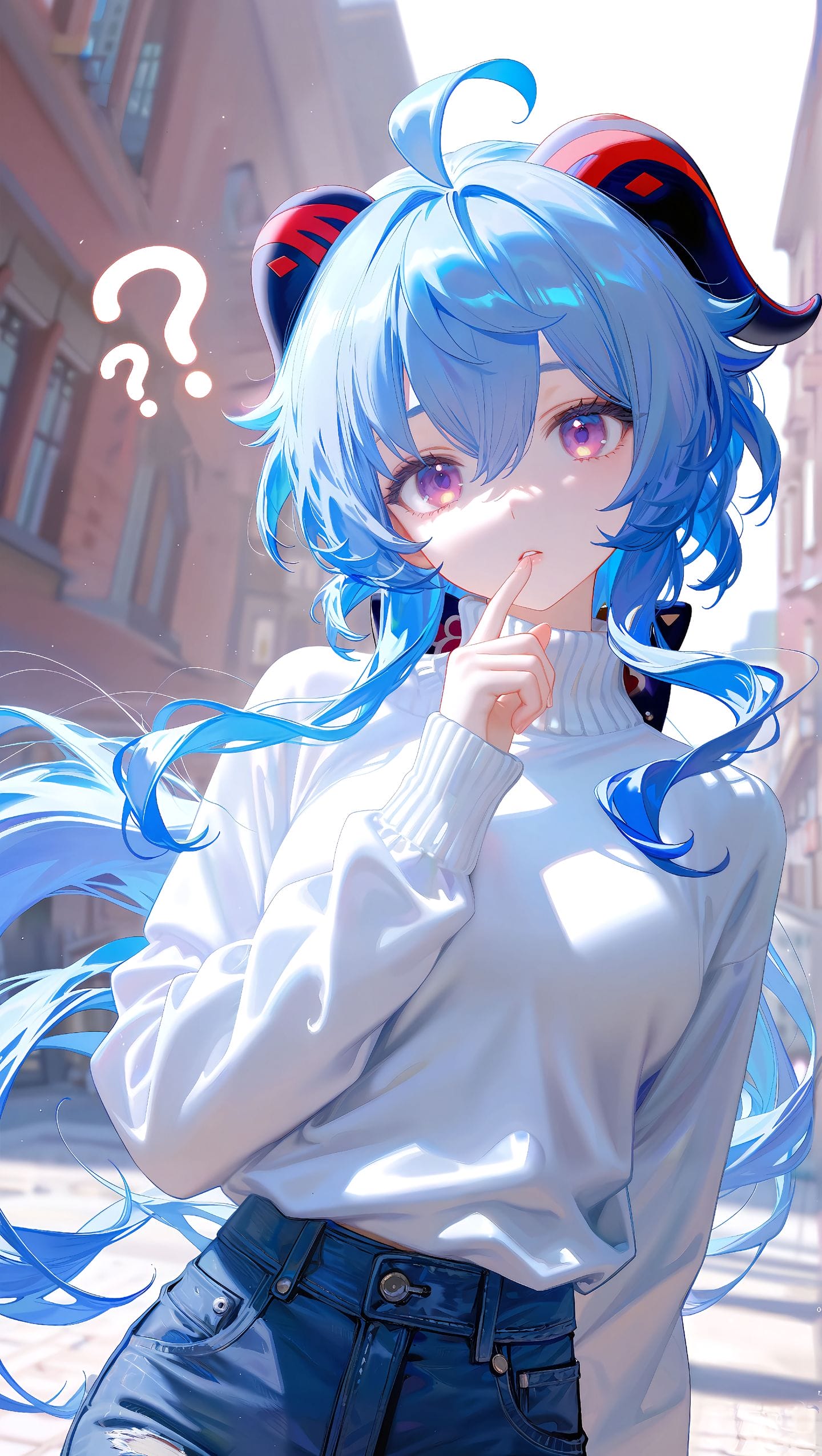 原神 甘雨 八重神子 梦见月瑞希 神里绫华 想尝尝我的口红？