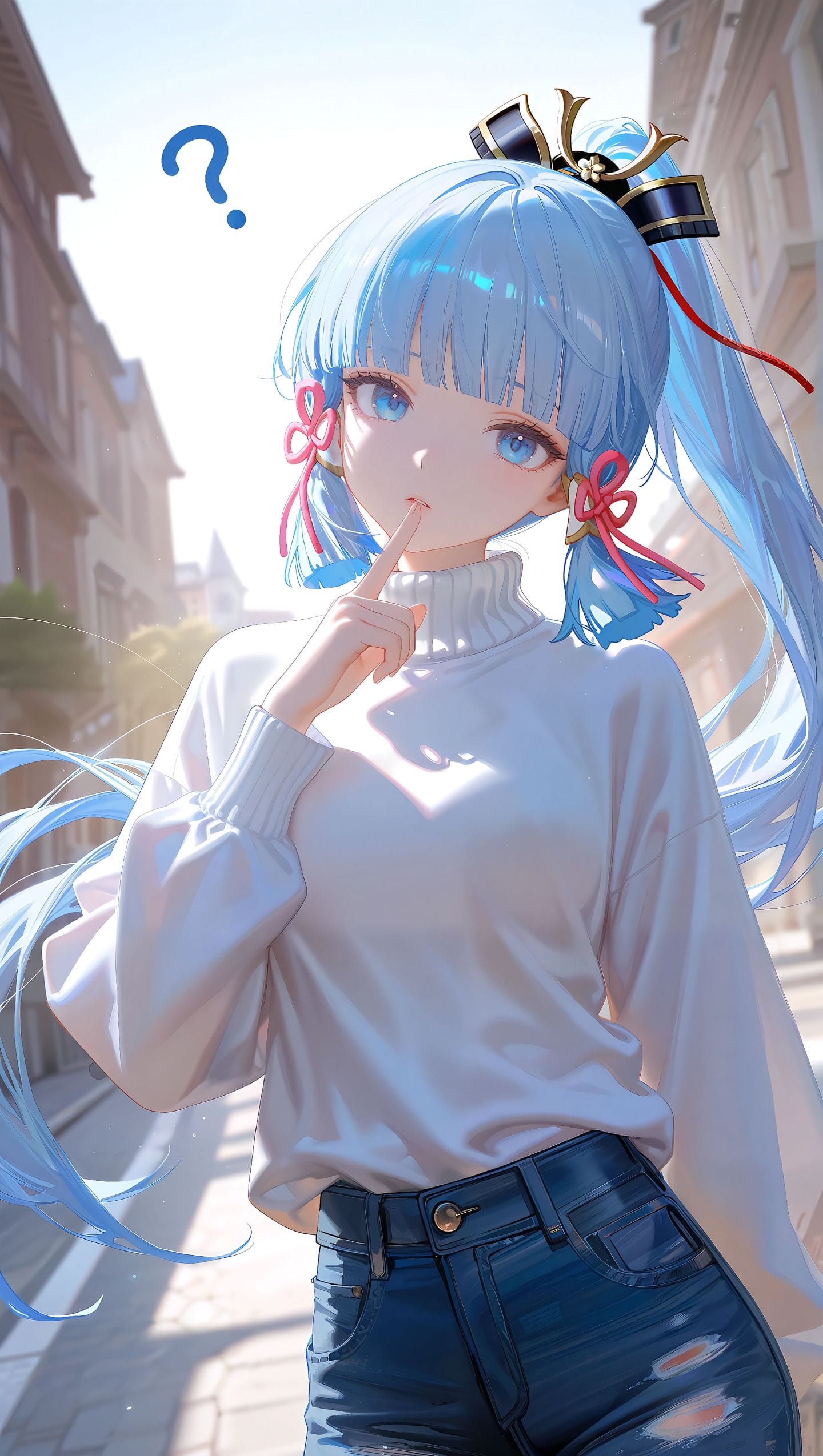 原神 甘雨 八重神子 梦见月瑞希 神里绫华 想尝尝我的口红？