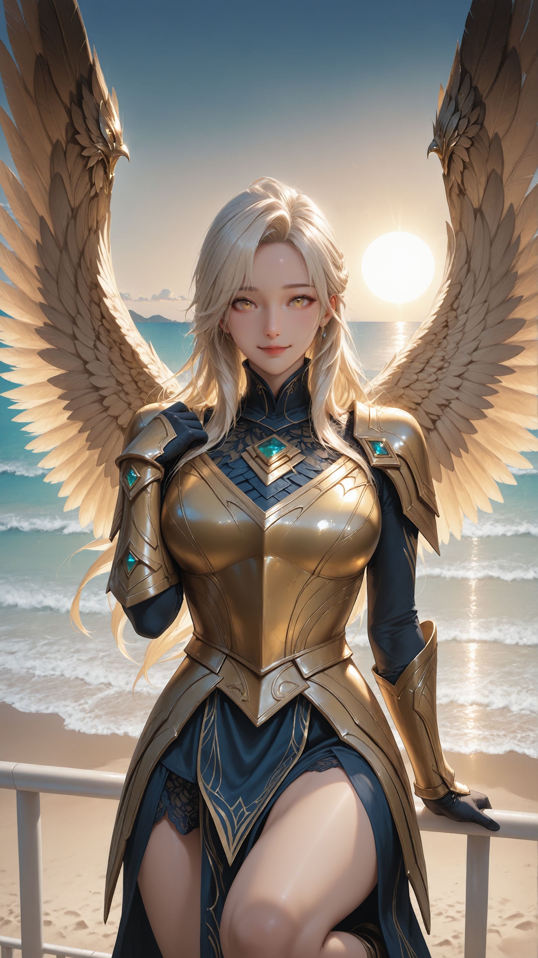 ai绘画 英雄联盟 手机壁纸 二次元 卡莎 格温 寒冰 阿卡丽 女枪