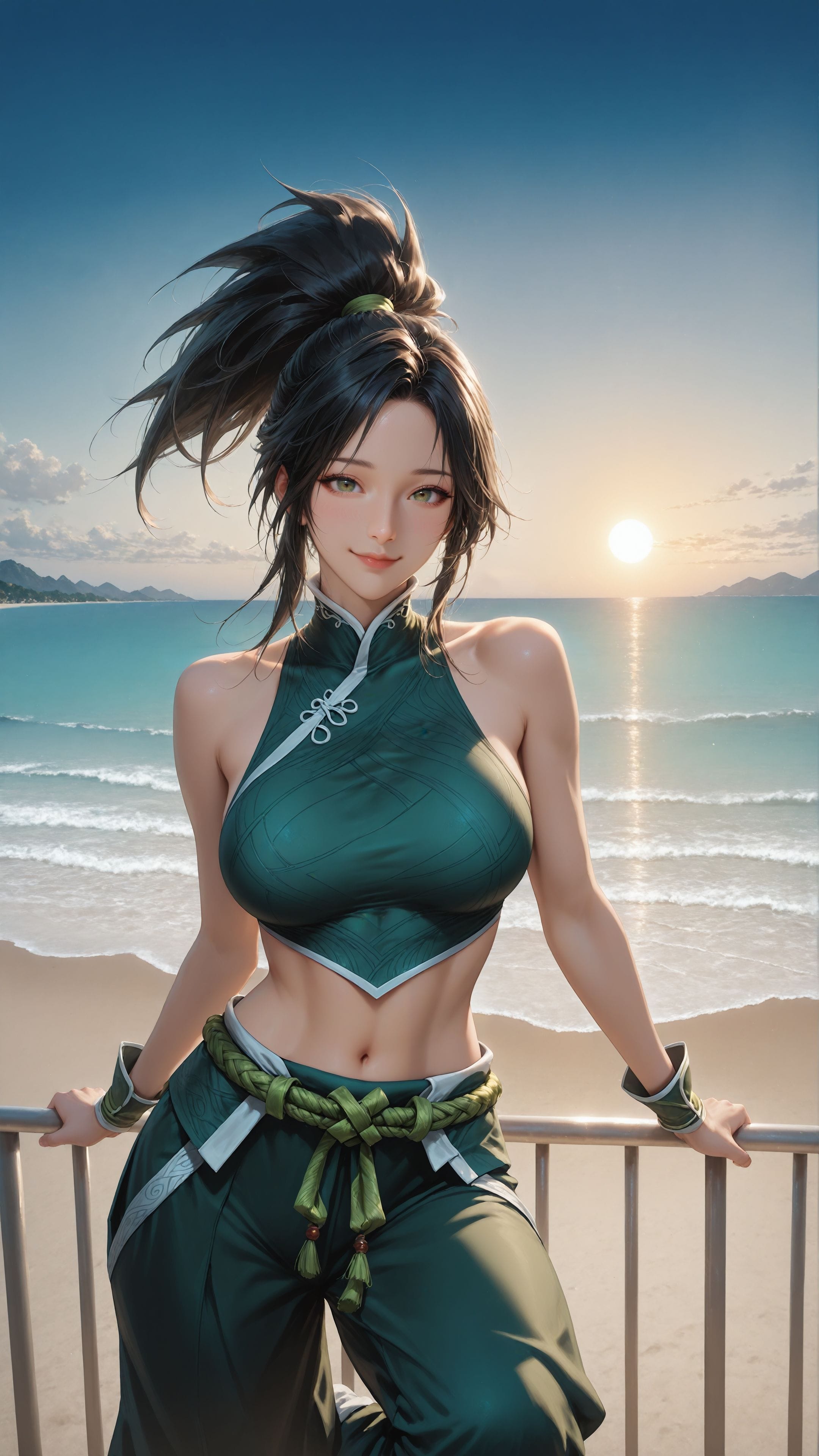 ai绘画 英雄联盟 手机壁纸 二次元 卡莎 格温 寒冰 阿卡丽 女枪