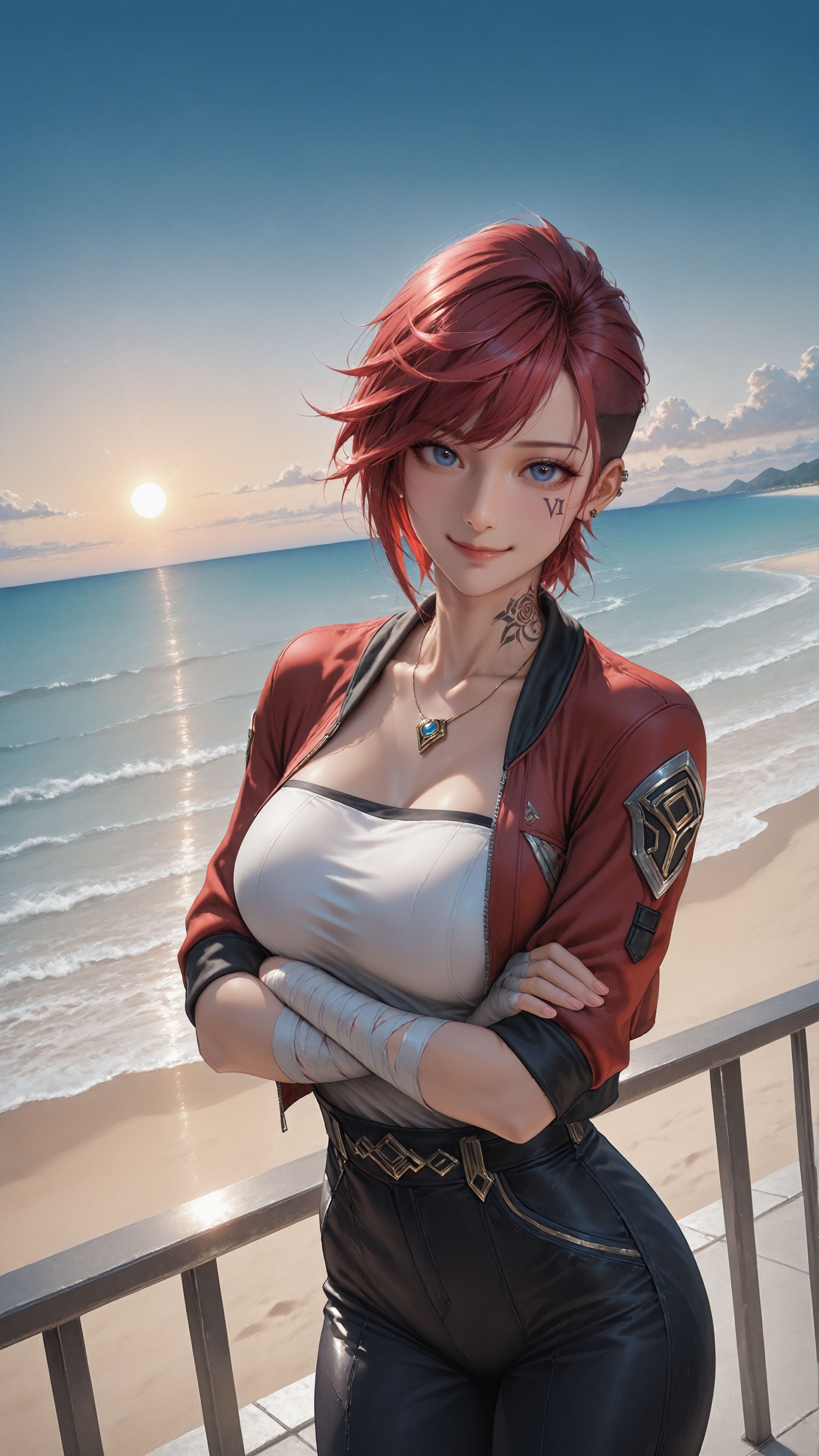 ai绘画 英雄联盟 手机壁纸 二次元 卡莎 格温 寒冰 阿卡丽 女枪