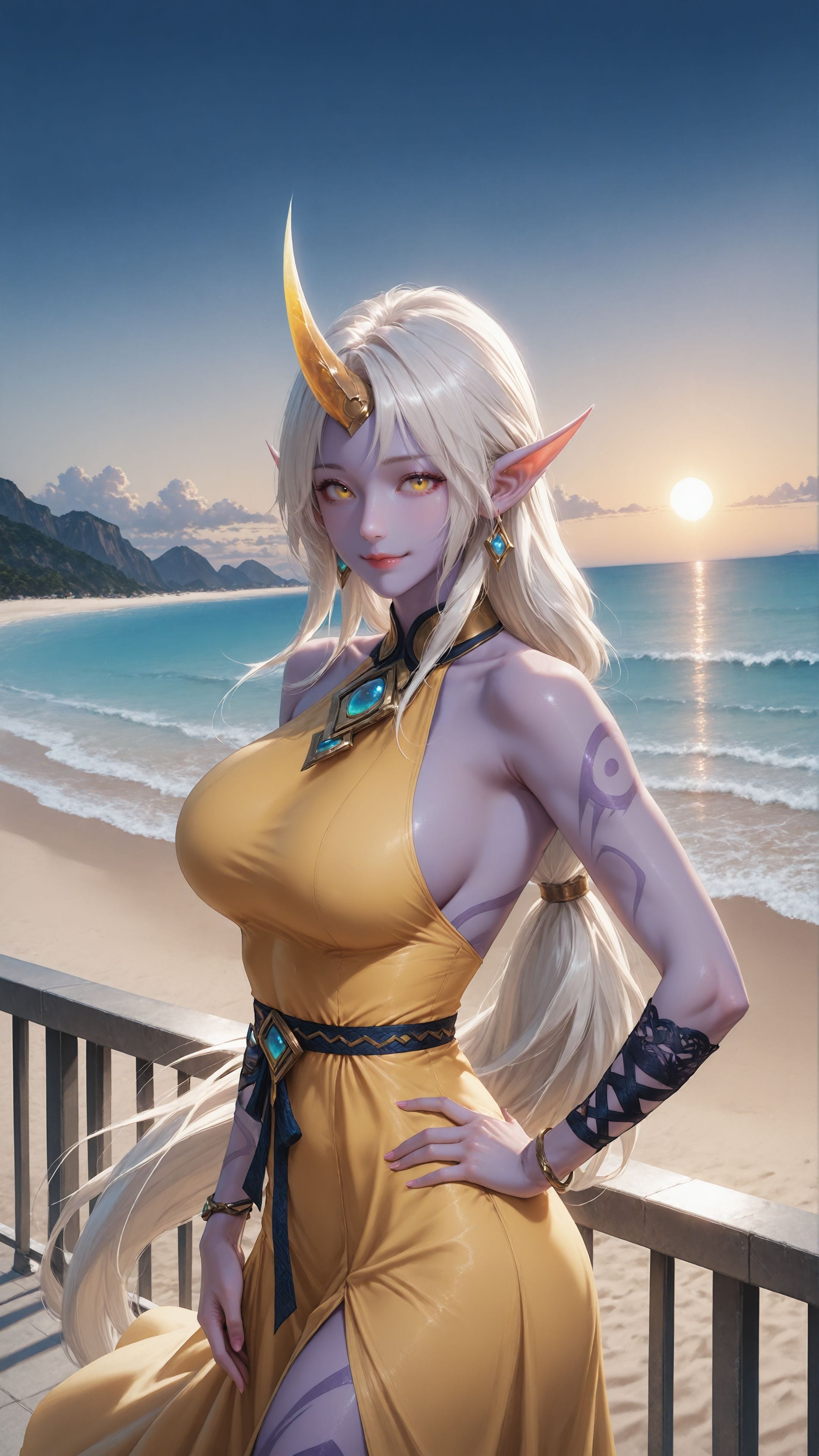 ai绘画 英雄联盟 手机壁纸 二次元 卡莎 格温 寒冰 阿卡丽 女枪