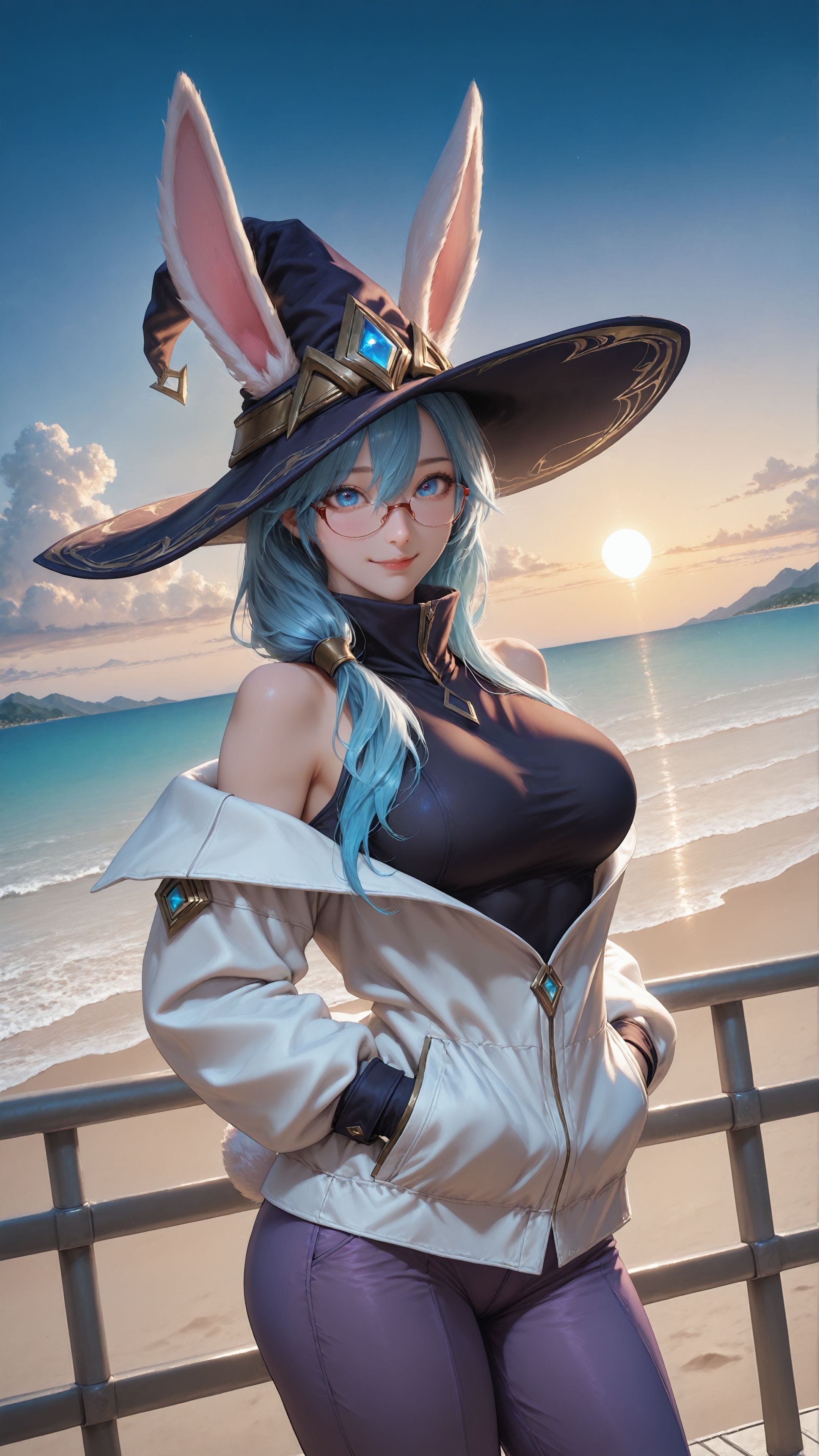 ai绘画 英雄联盟 手机壁纸 二次元 卡莎 格温 寒冰 阿卡丽 女枪