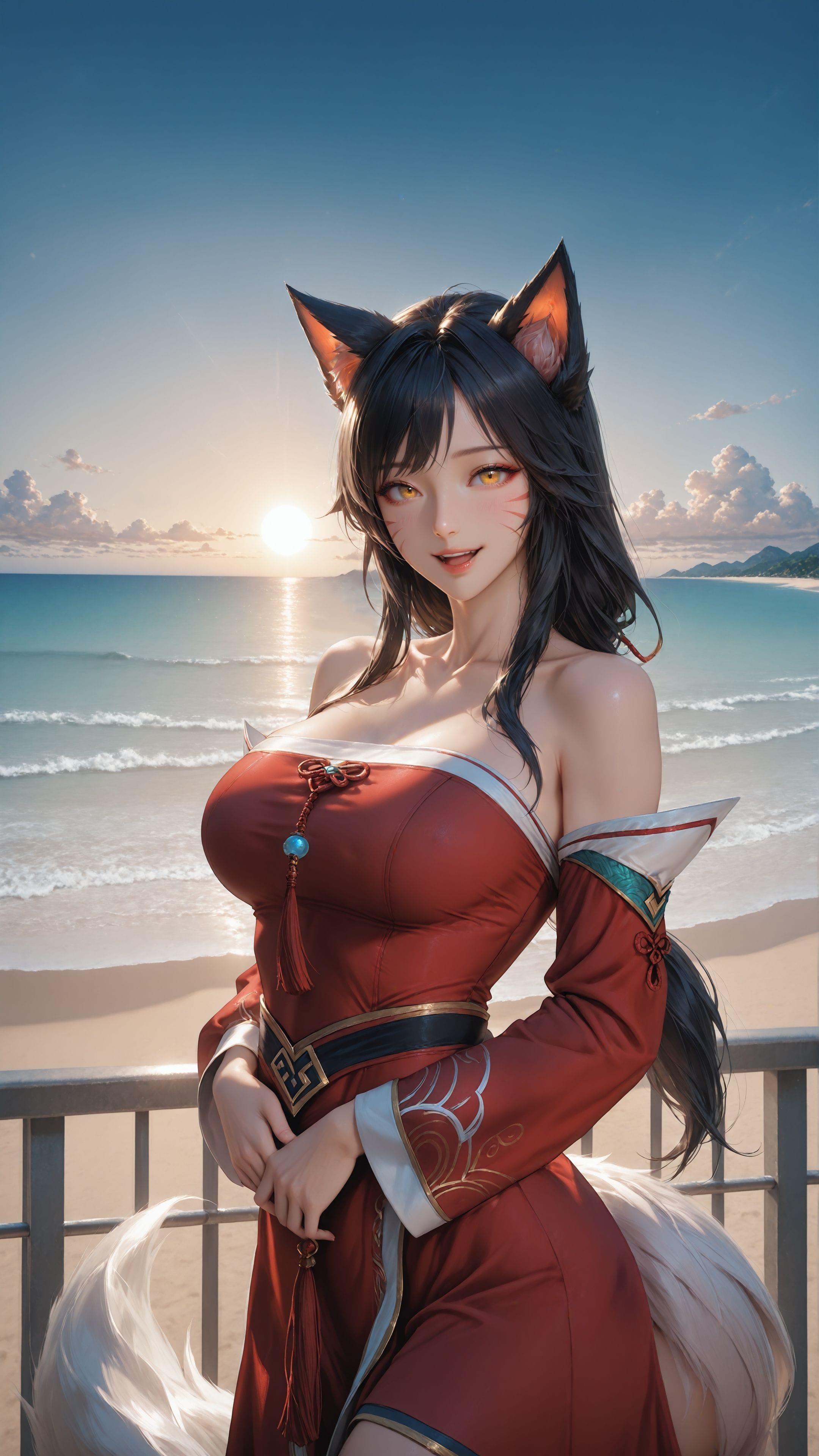 ai绘画 英雄联盟 手机壁纸 二次元 卡莎 格温 寒冰 阿卡丽 女枪