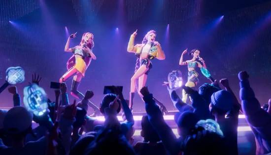 动画《韩流：恶魔猎人》先导预告公开 韩流女团题材