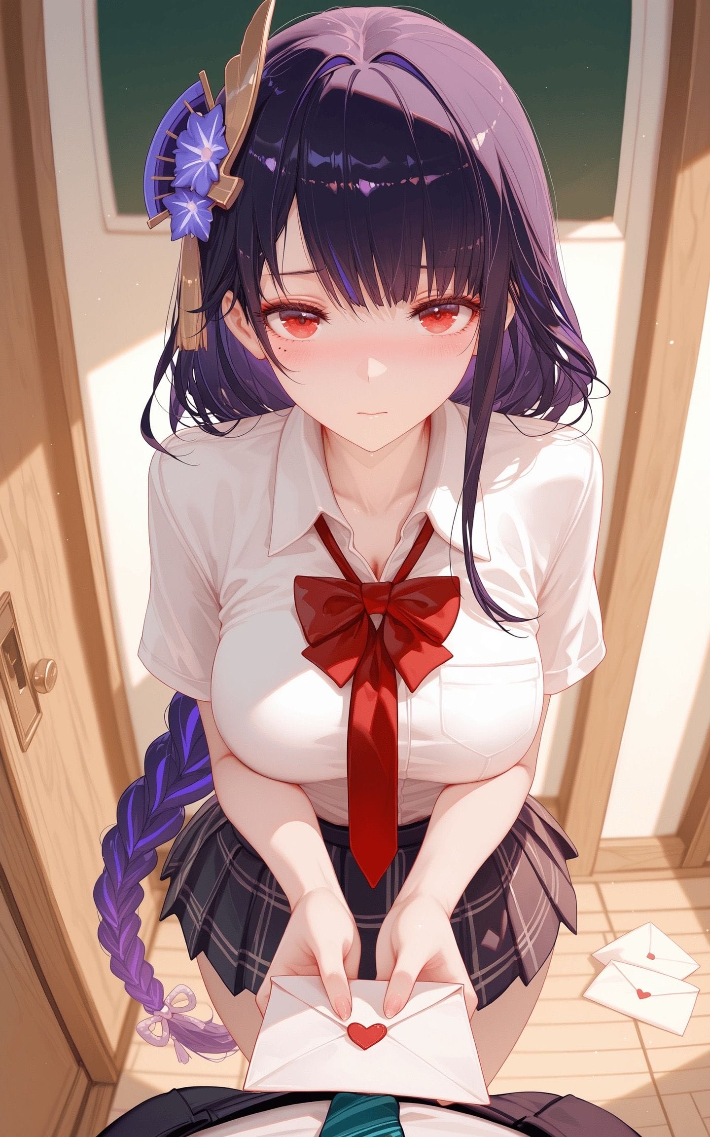 二次元 原神 雷电将军 告白信