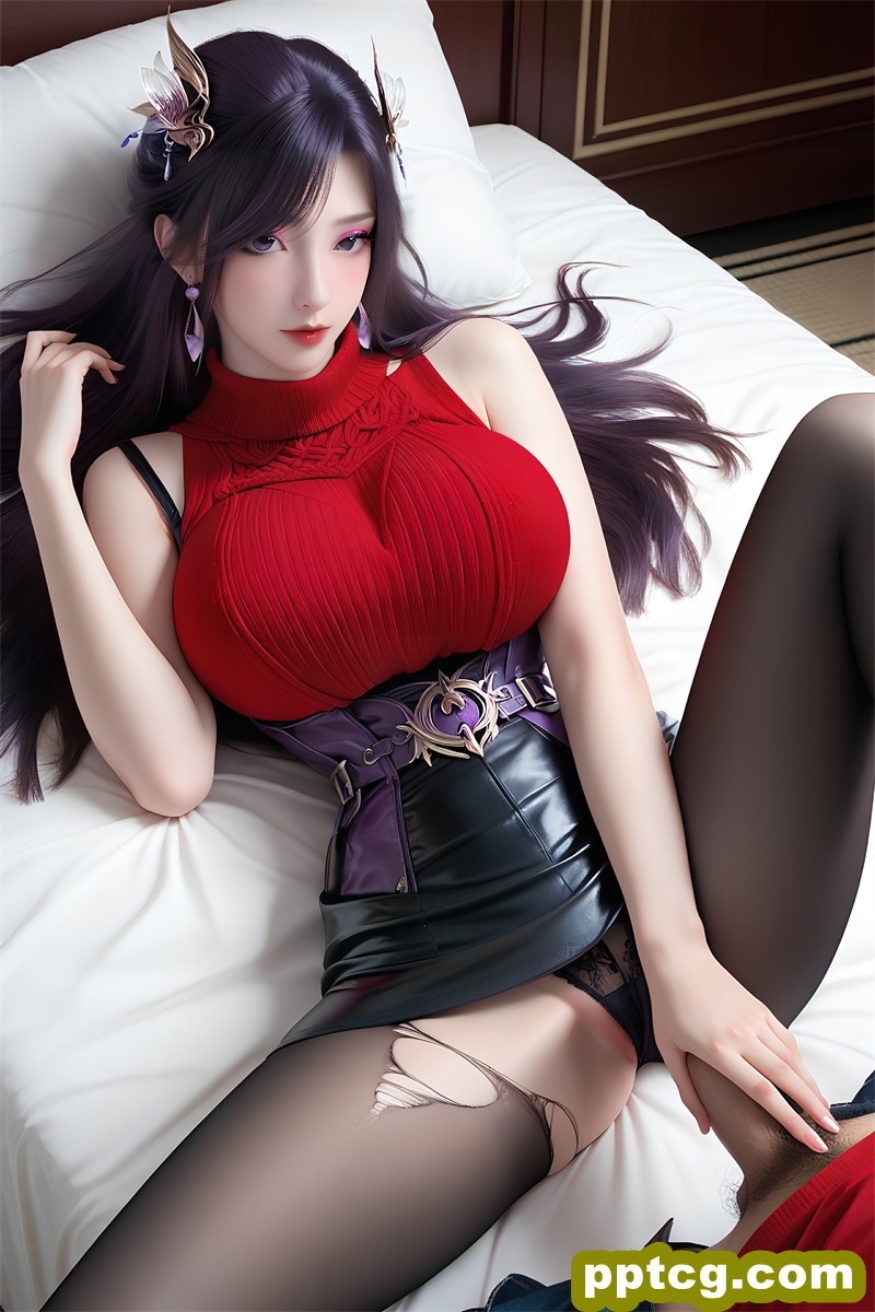 [AI艺术第1737期] [长生界] [燕倾城 · 系列五] 皮裙黑丝涩涩 [162P]