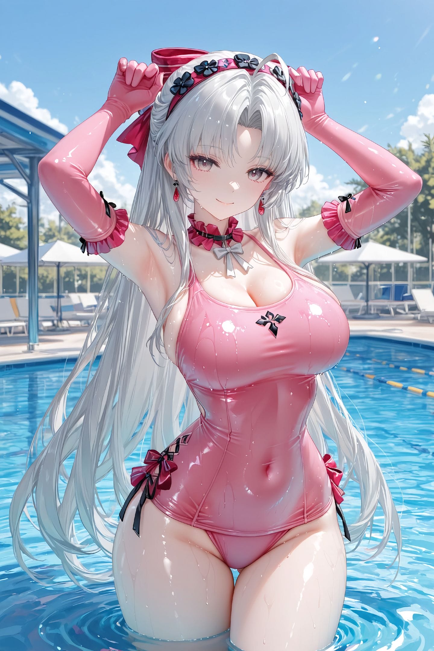 鸣潮 珂莱塔 泳装 二次元游戏壁纸 比基尼-皮皮兔动漫