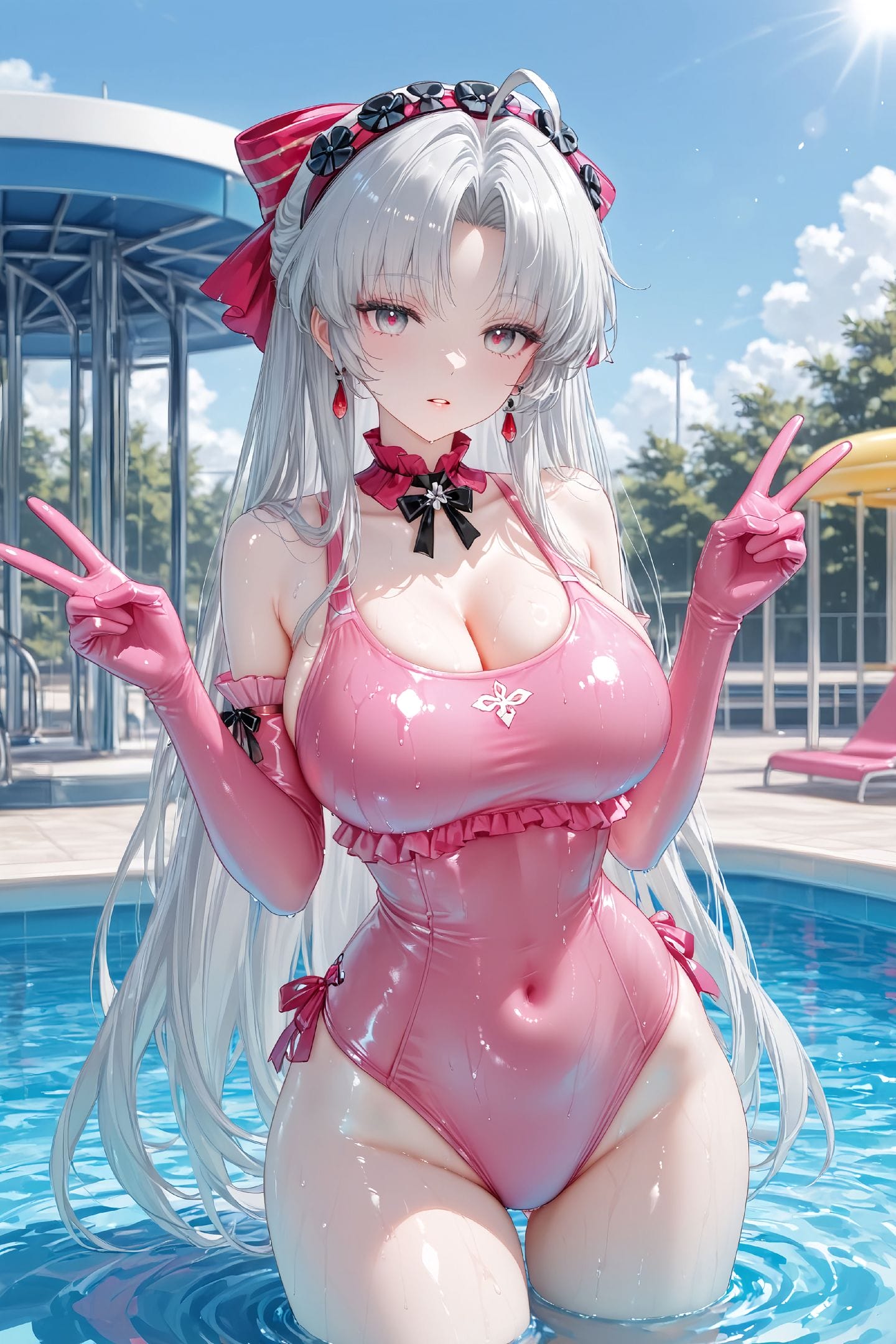 鸣潮 珂莱塔 泳装 二次元游戏壁纸 比基尼