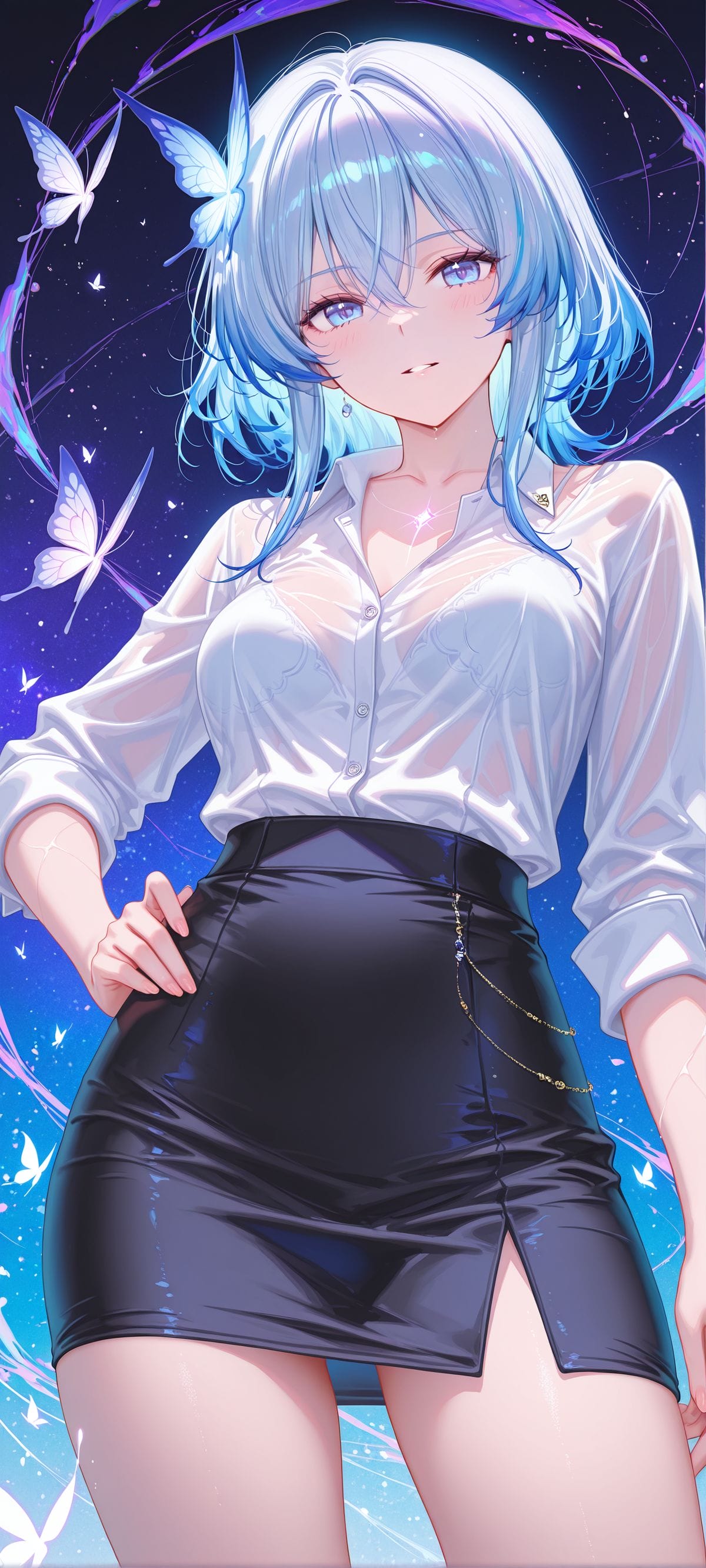 鸣潮 ai绘画 守岸人 游戏角色 二次元