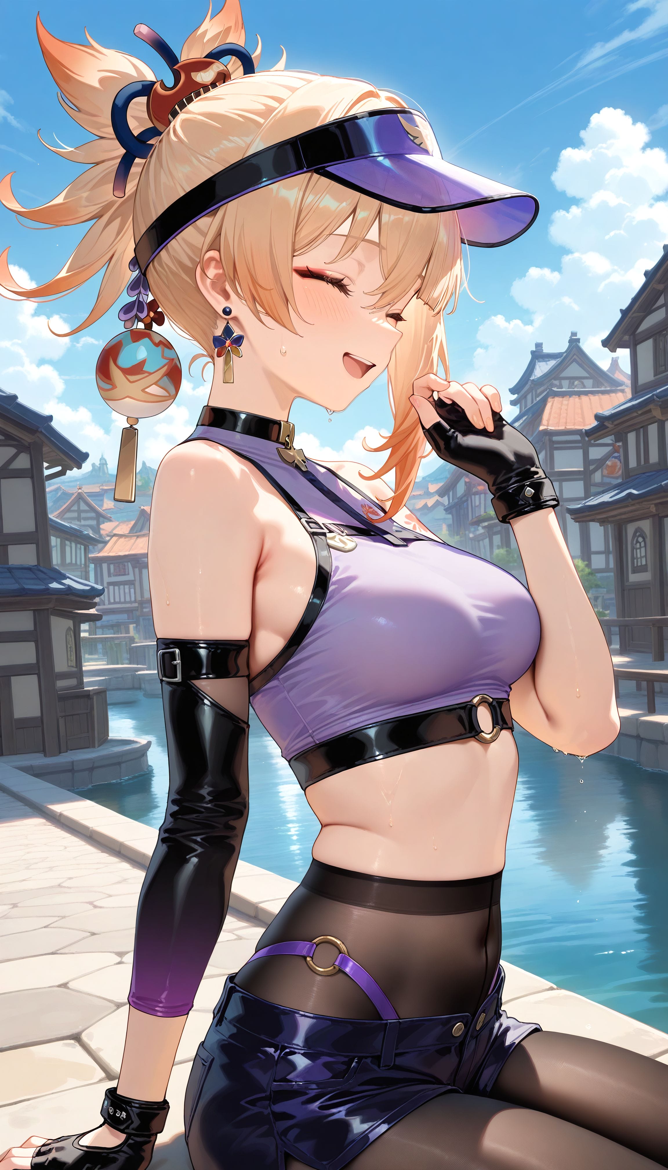 宵宫 原神 运动女孩 二次元 元气少女