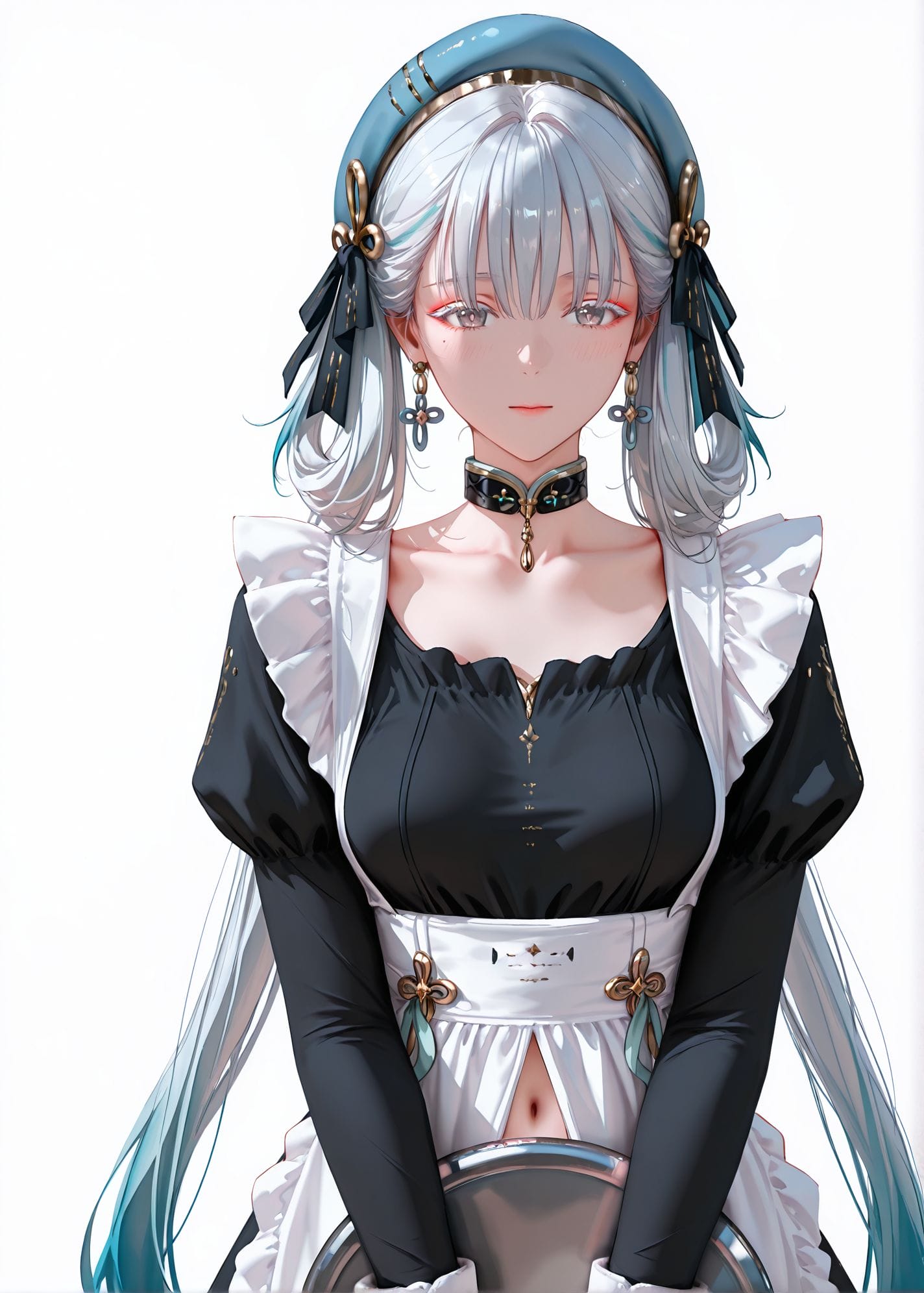 鸣潮女仆装天团 游戏角色 二次元壁纸-皮皮兔动漫