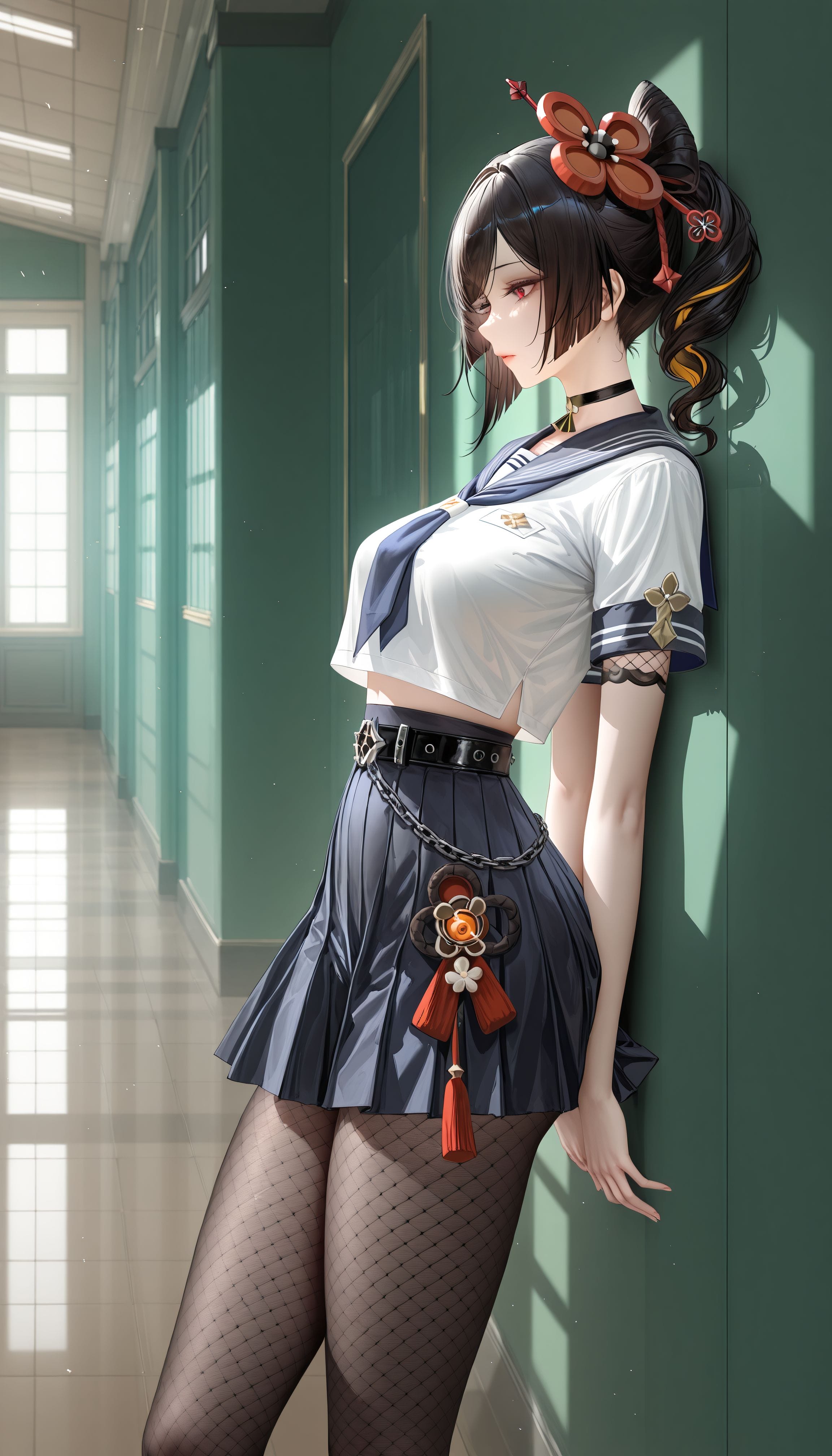 原神 千织 辣妹 校园 二次元