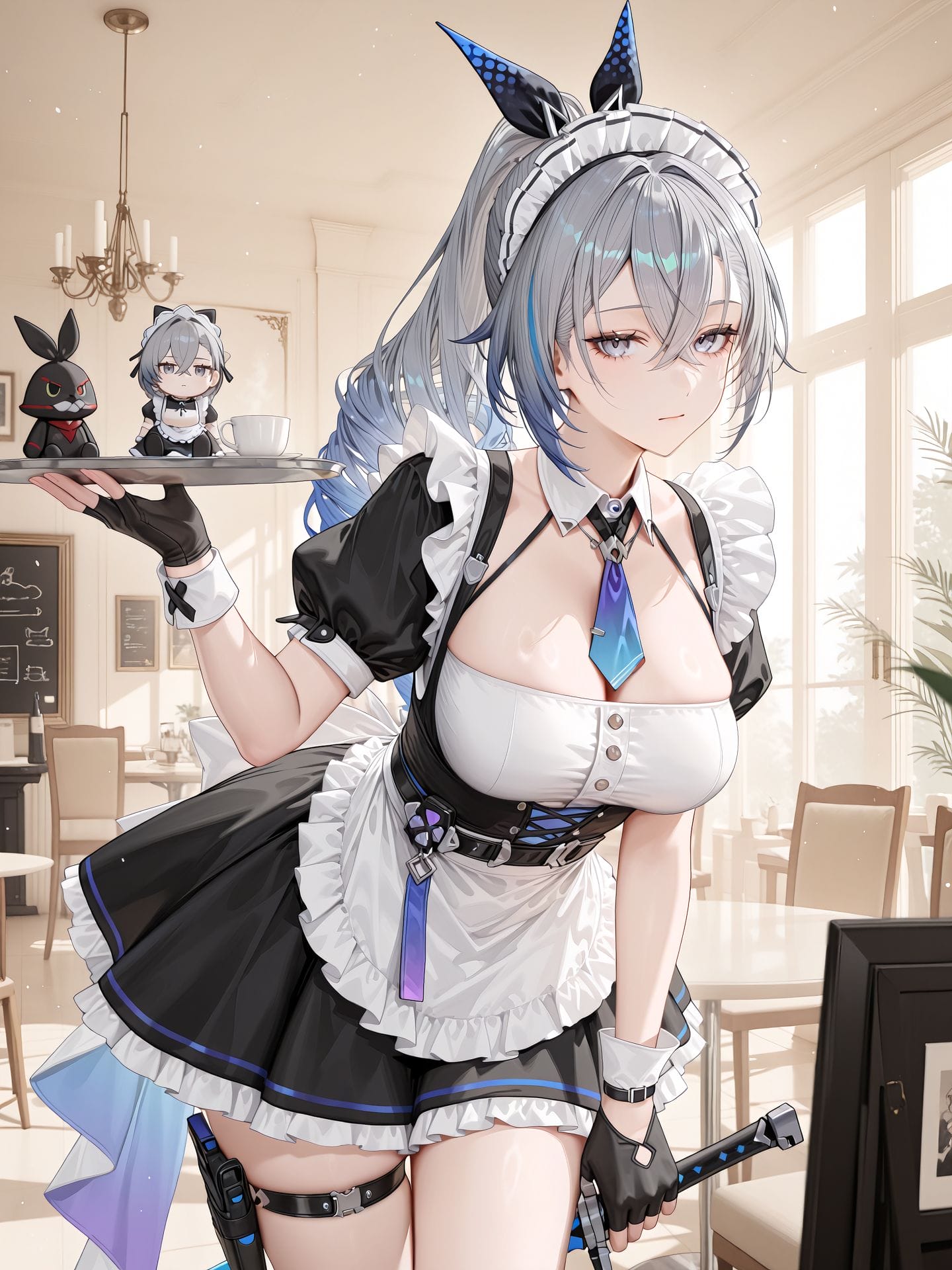 银狼 崩坏星穹铁道 二次元 女仆装 御姐-皮皮兔动漫