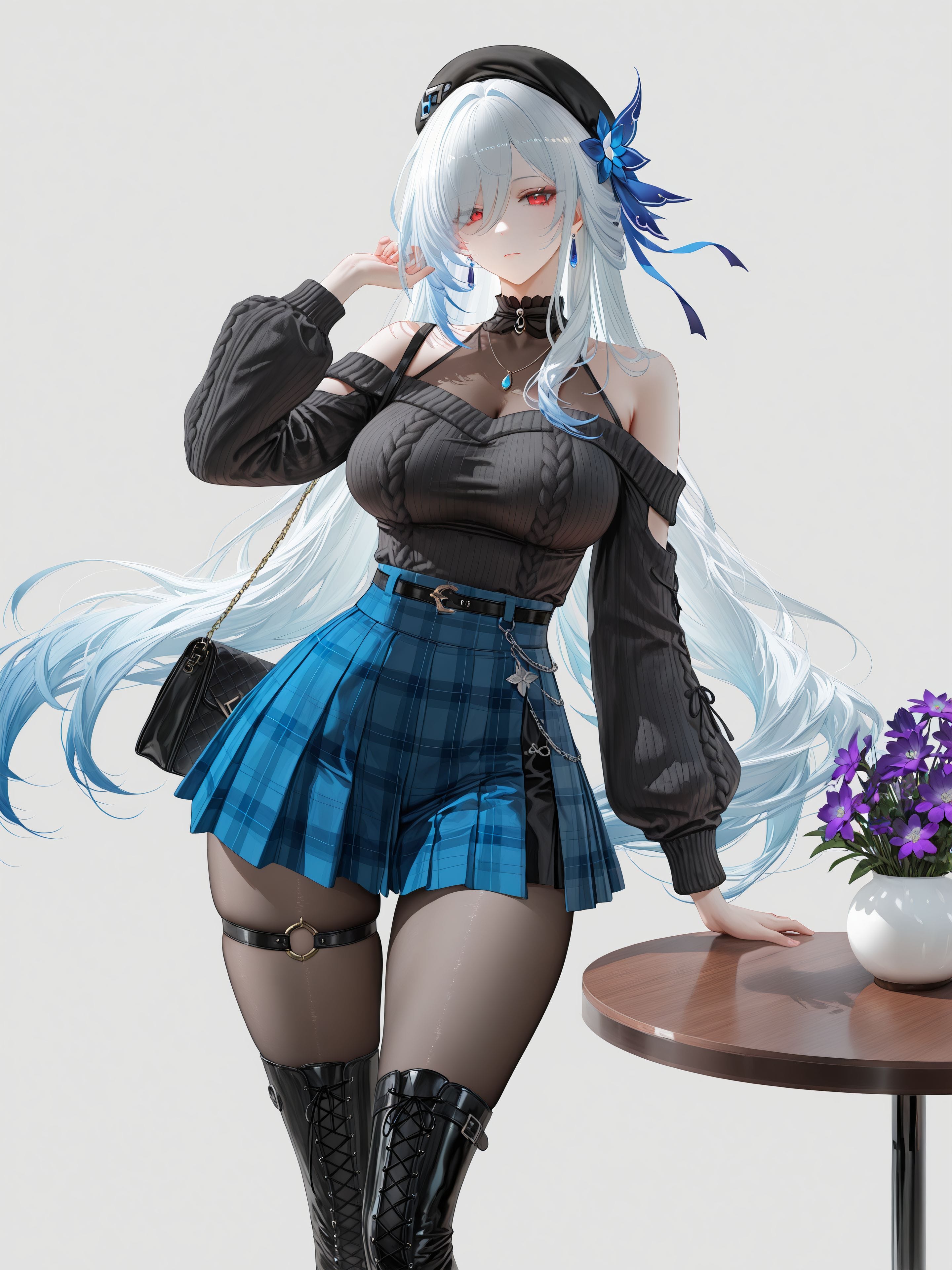 镜流 崩坏星穹铁道 二次元时尚美女