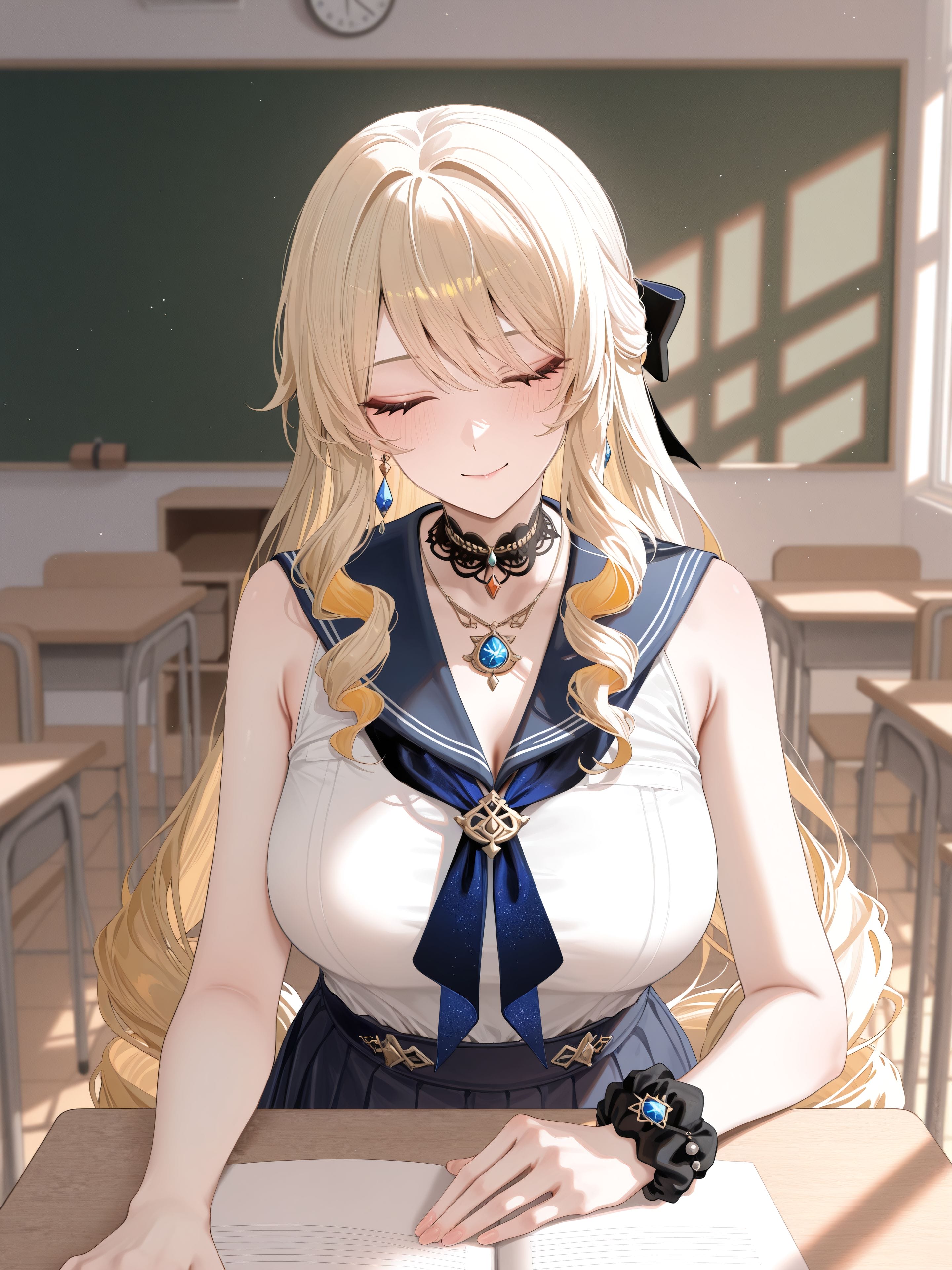 娜维娅 原神 原神枫丹 二次元 校园系列